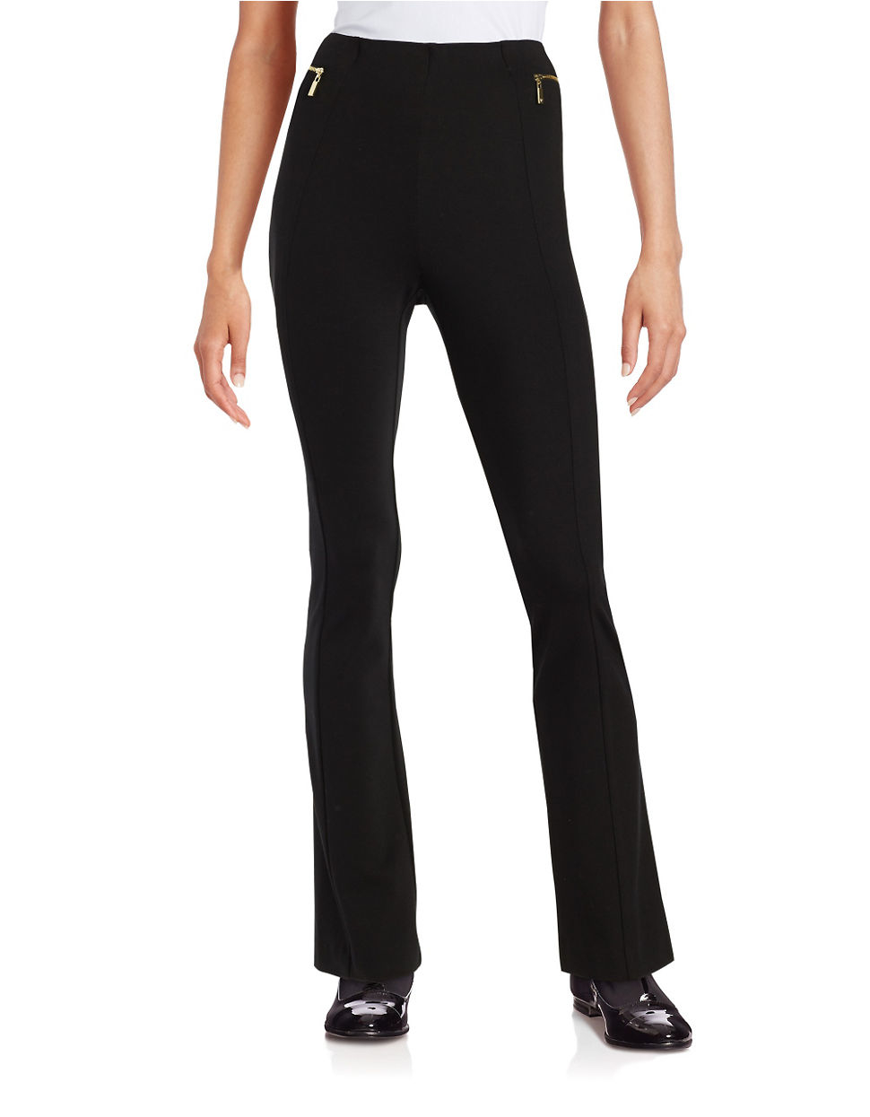 Lyst Vince Camuto Straightleg Knit Pants in Black
