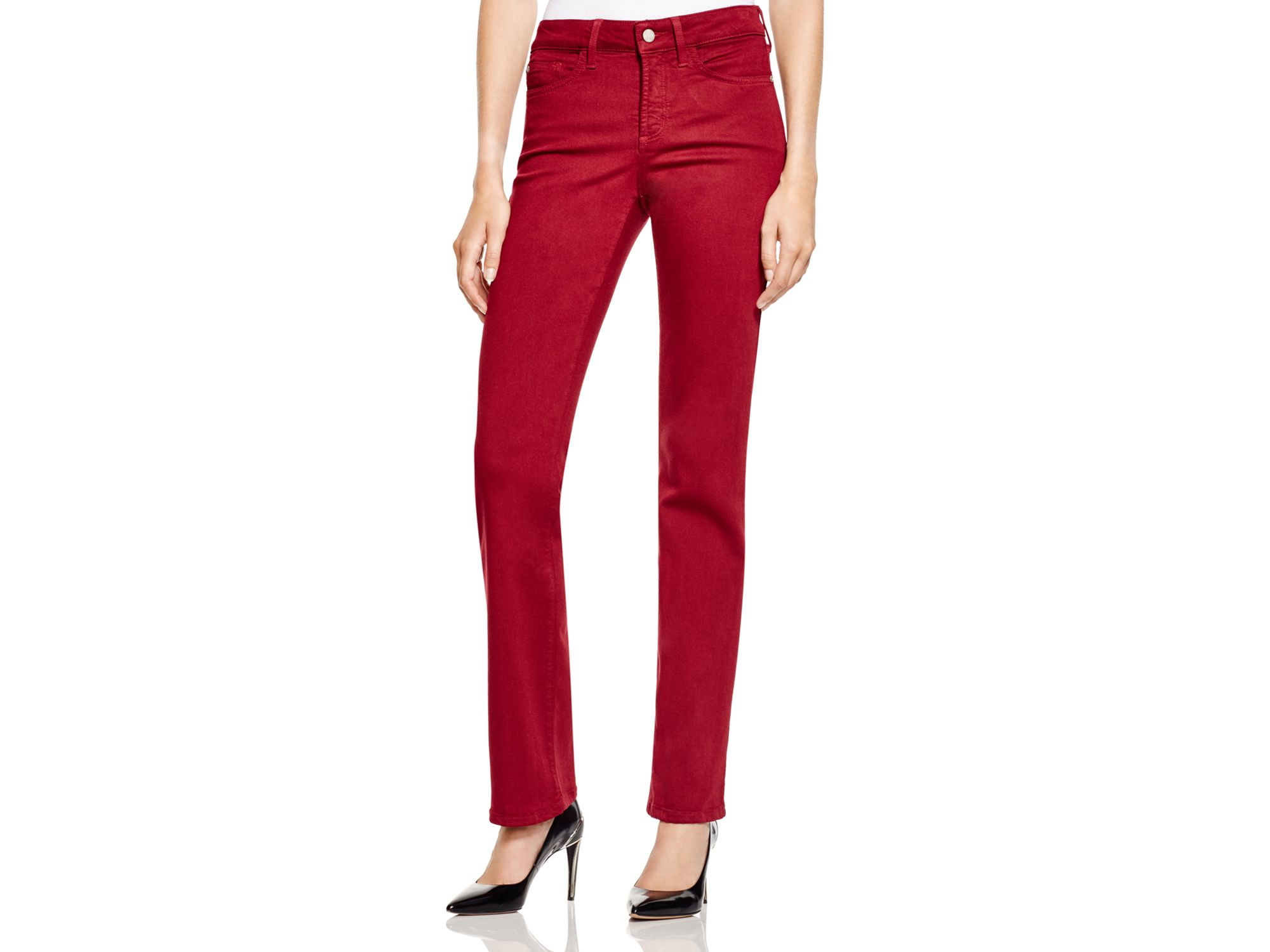 nydj red jeans