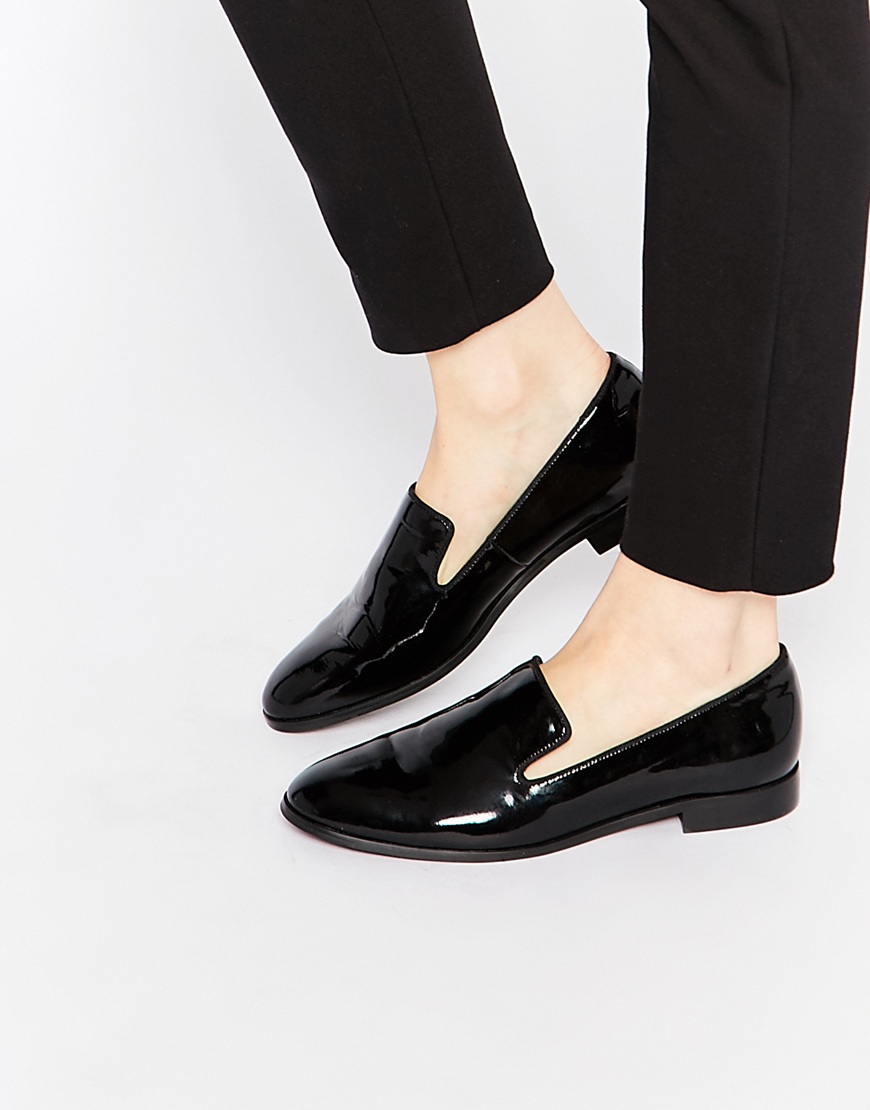 dune black loafers women's