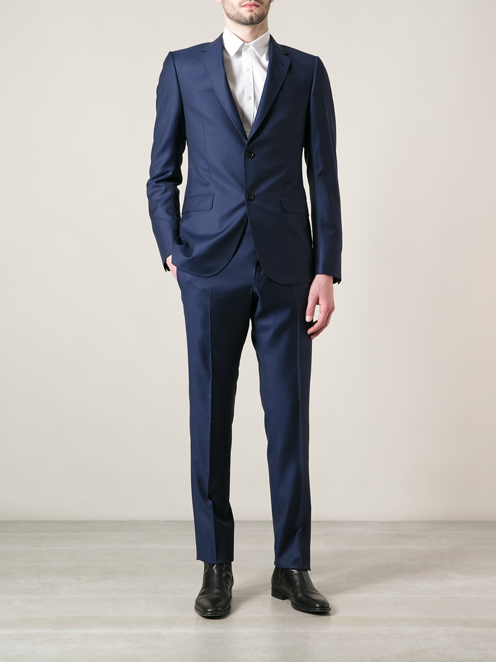 Gucci Monaco Selvage Suit in Blue for Men | Lyst