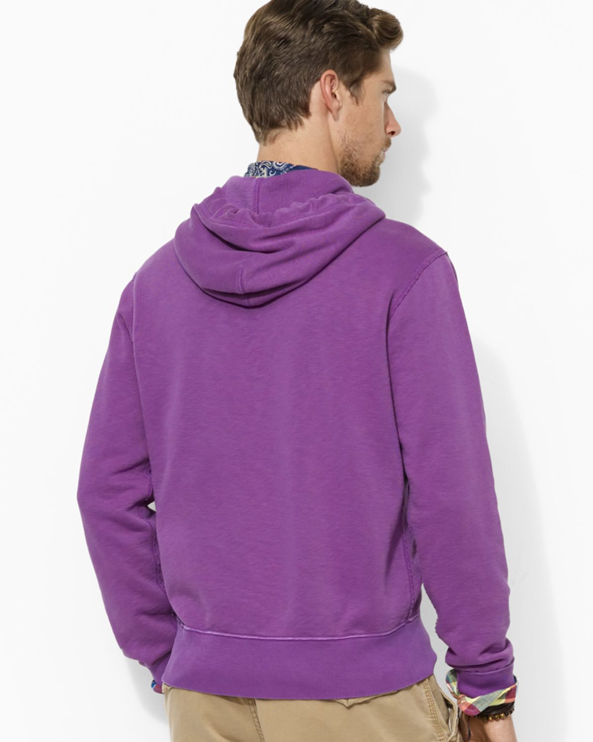 Polo purple hoodie clearance