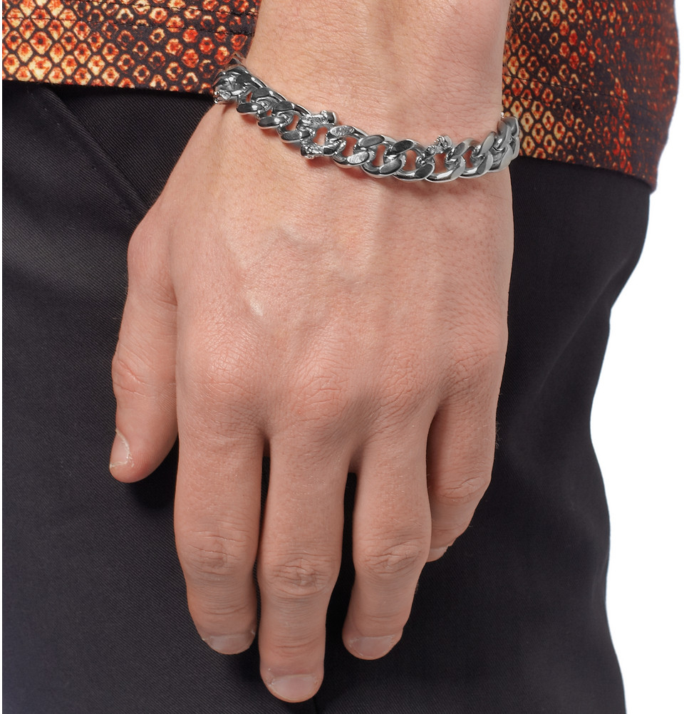 alexander mcqueen chain bracelet