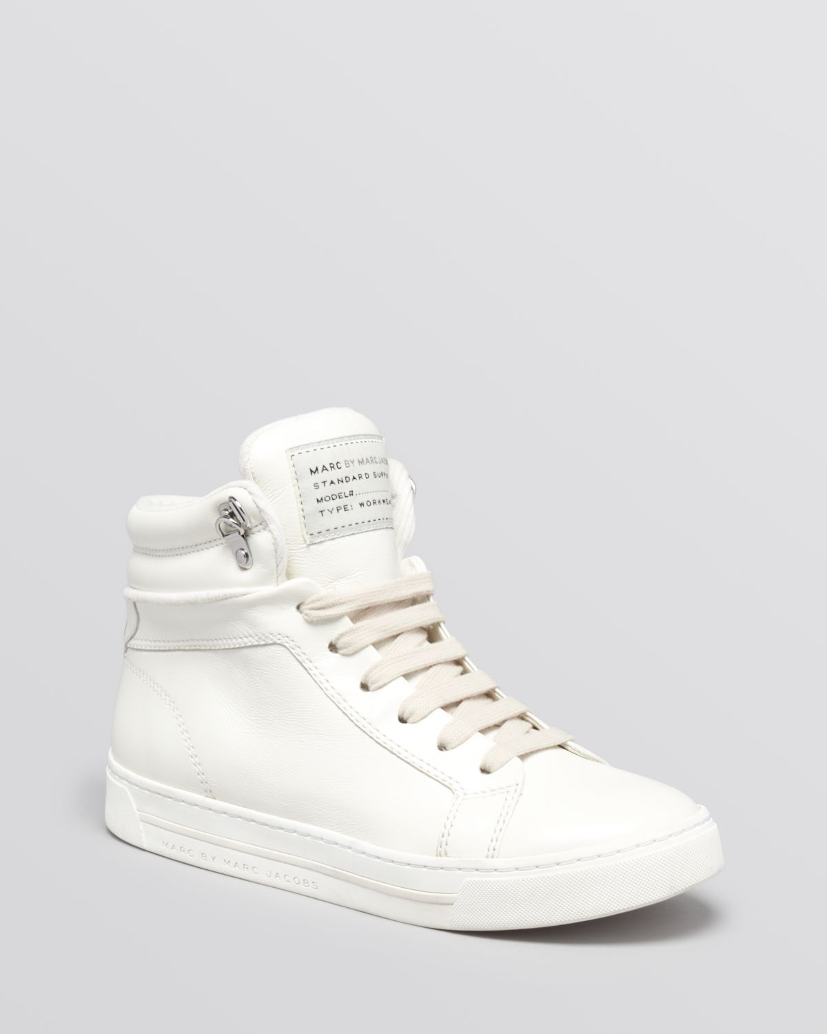 Marc Jacobs Lace Up High Top Sneakers 