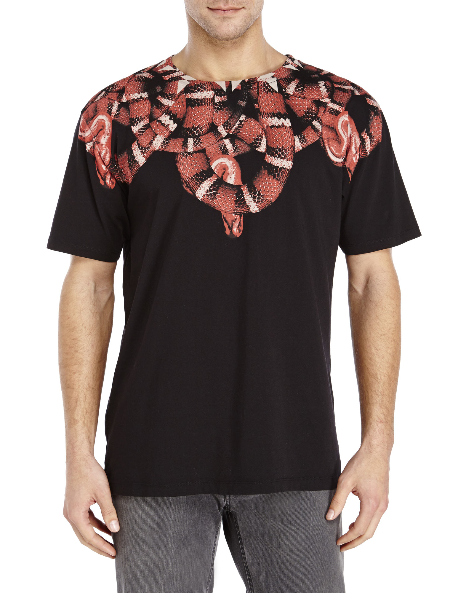 Lyst - Marcelo Burlon Moon Snake T-Shirt in Black for Men