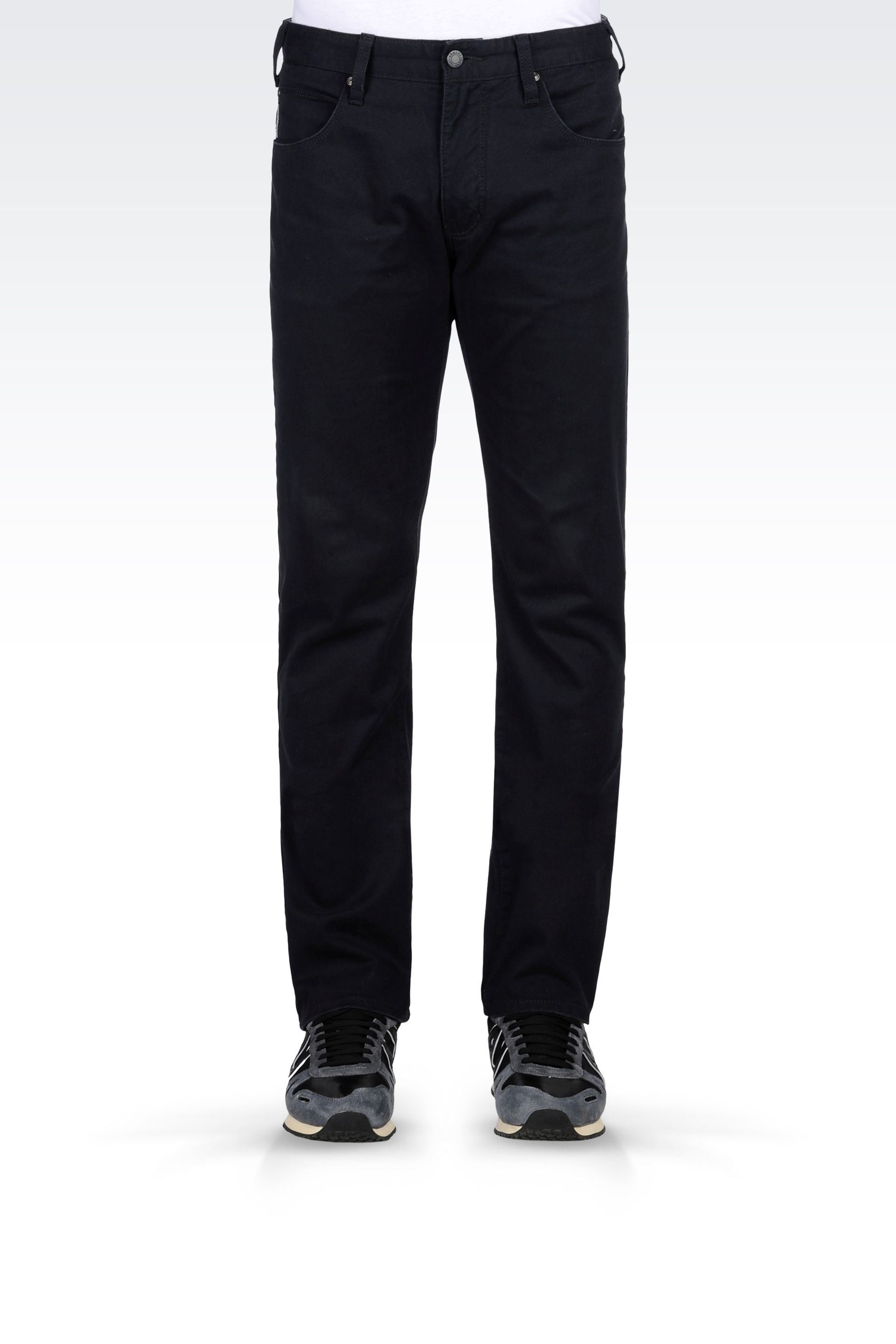 men's dark blue jeans regular fit