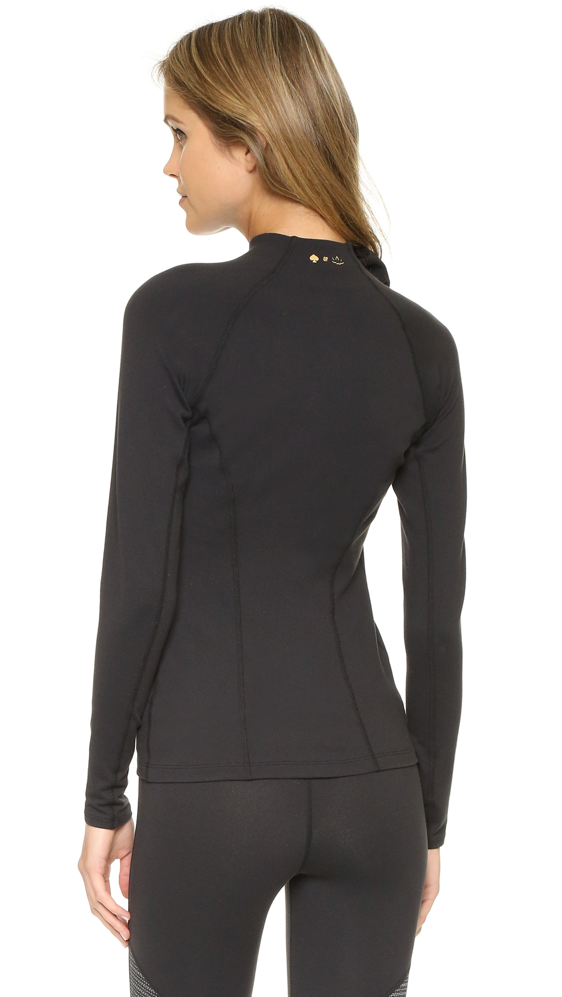 black yoga jacket
