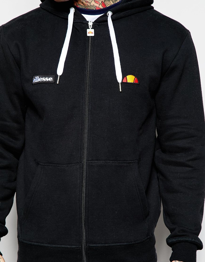 ellesse zip up hoodie