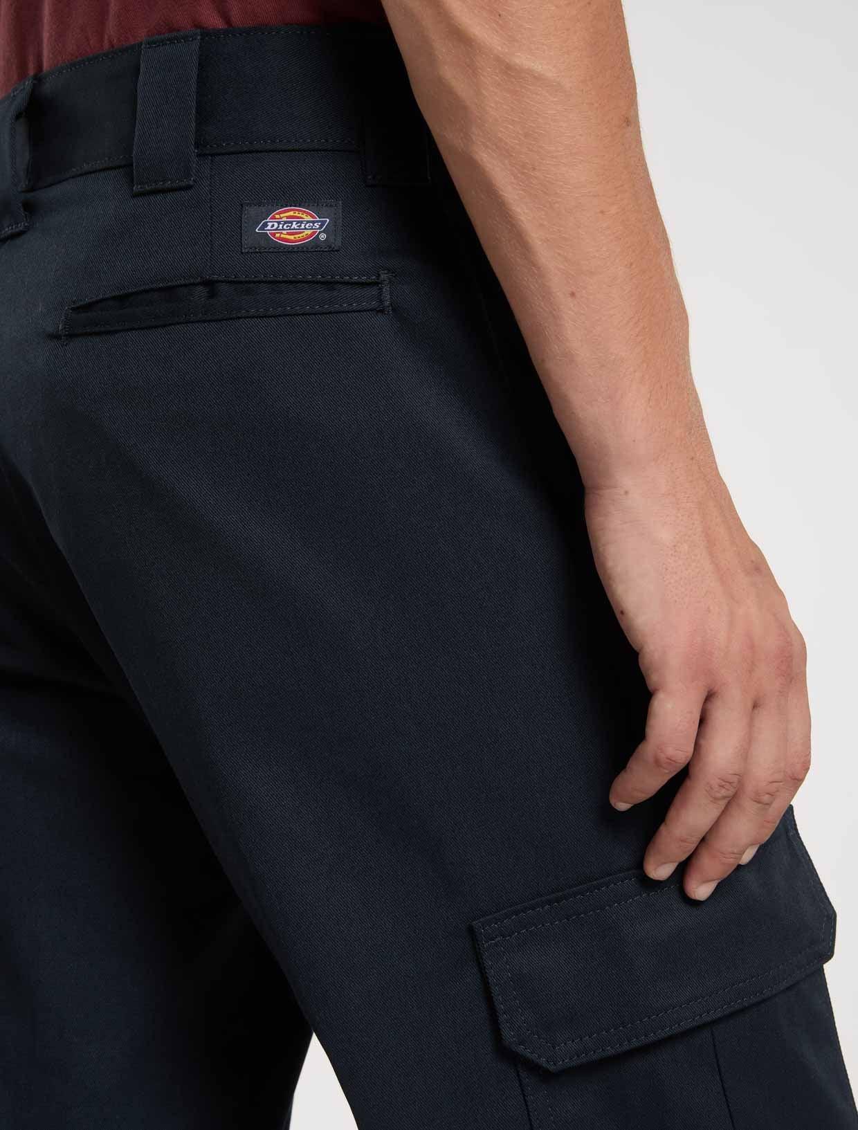 Dickies Pantaloni Cargo Uomo Regular Fit Elasticizzato - Tessuto Flex Antimacchia E Antipiega - Nero (Taglia 36W X 34L)