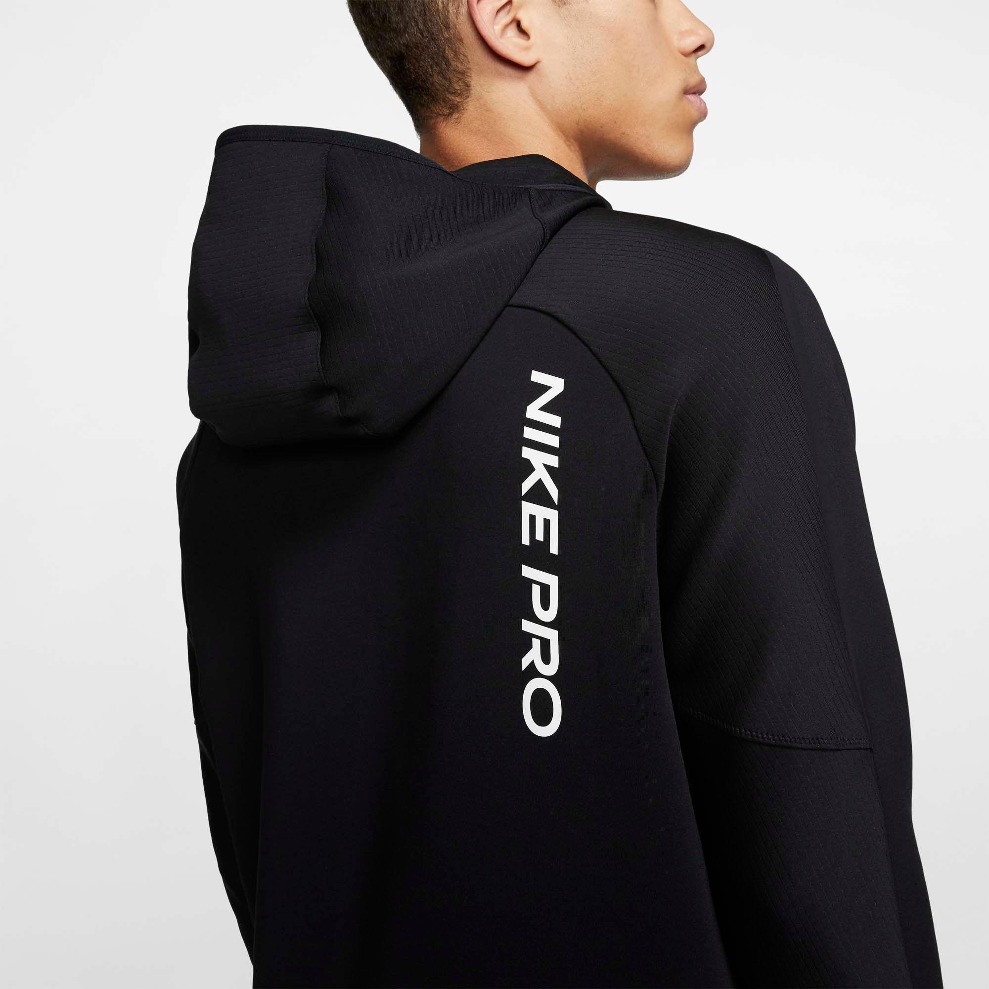 Nike Pro Pullover Fleece Hoodie (black) - Clearance Sale for Men - Lyst
