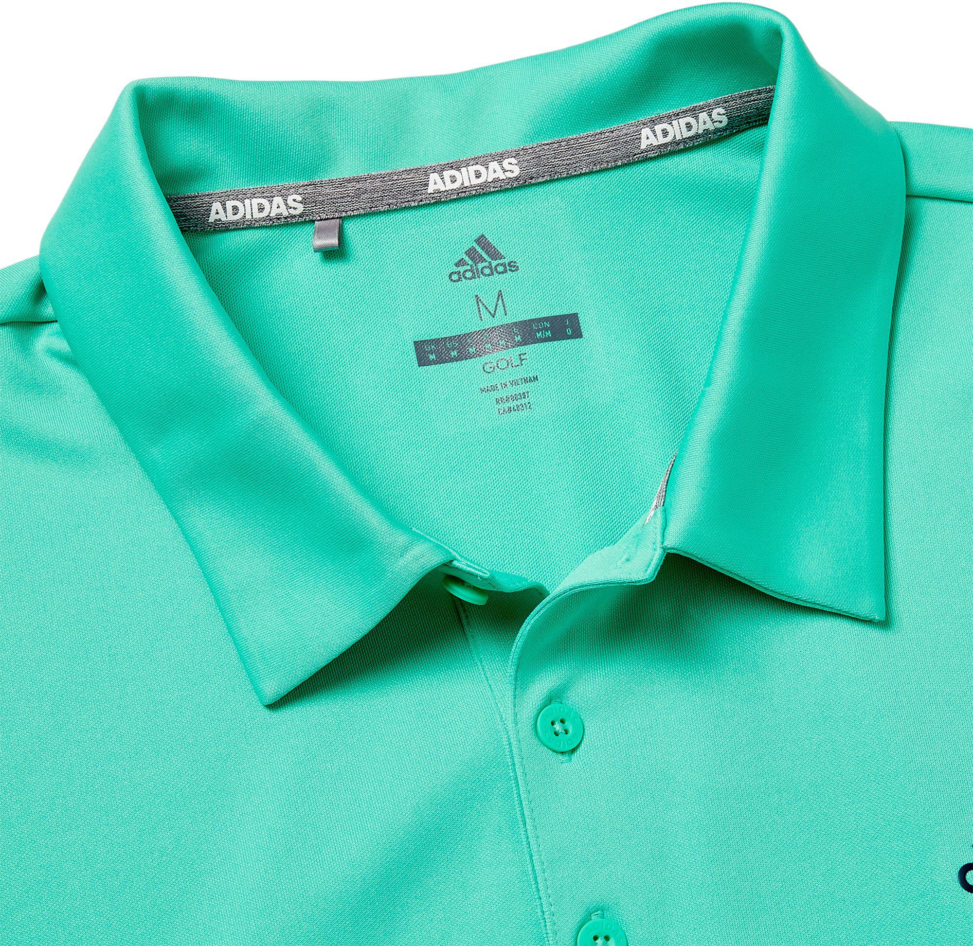 adidas men's advantage wide colorblock golf polo