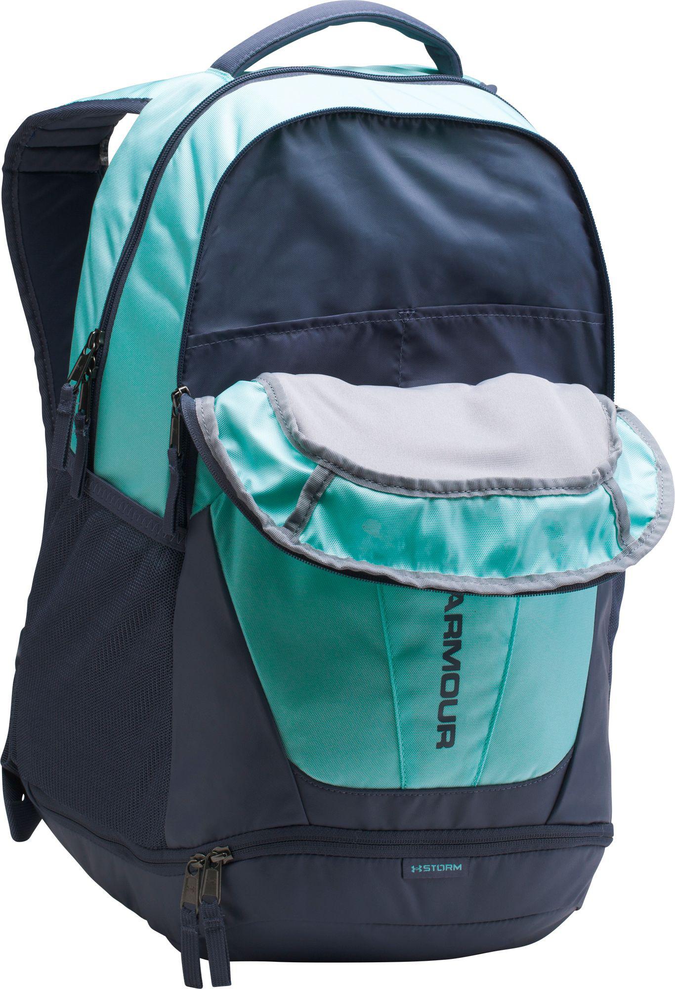 under armour hustle 3.0 backpack teal