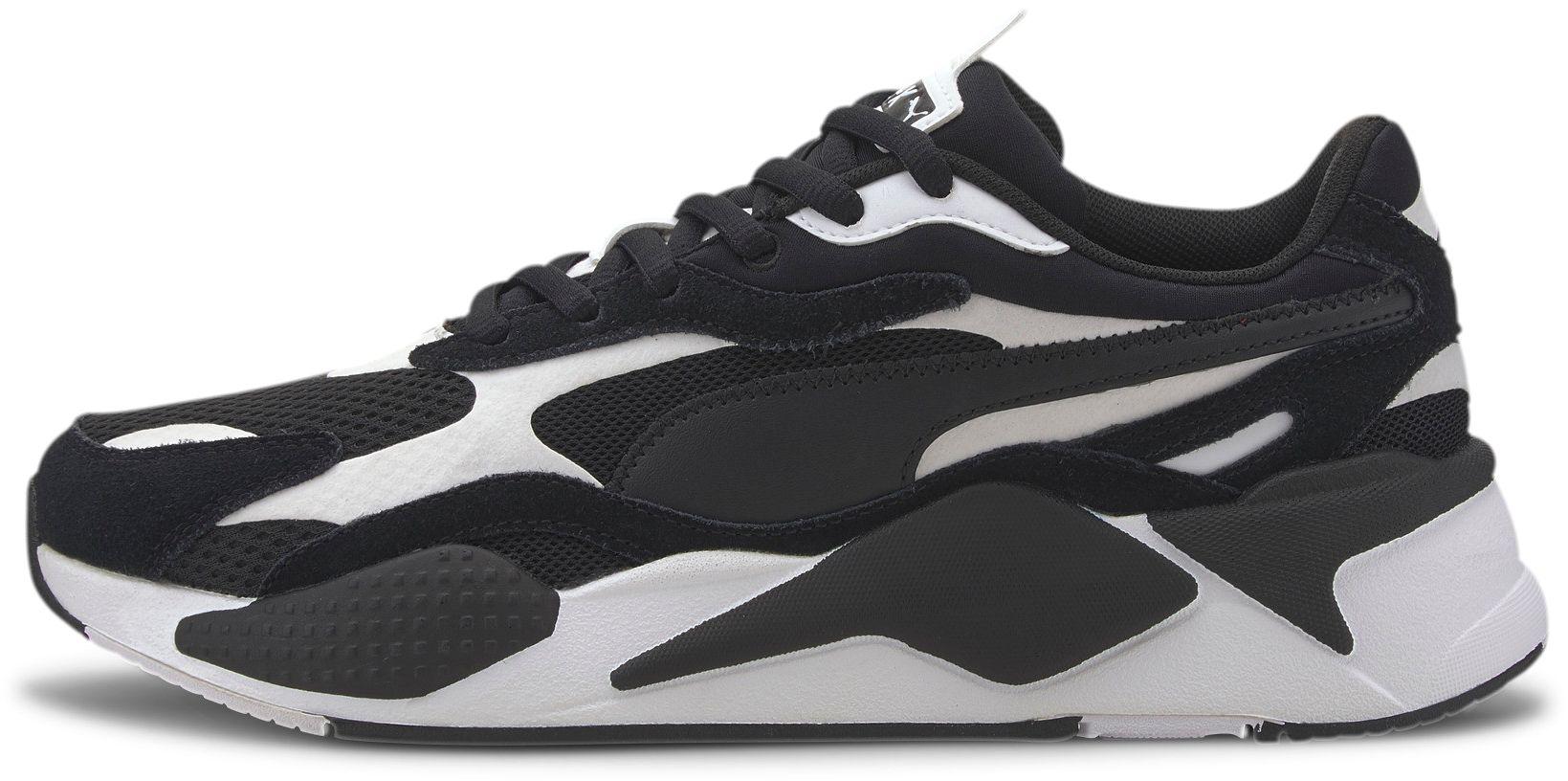 PUMA Suede Rs-x3 Super Sneakers in Black/White 2 (Black) - Lyst