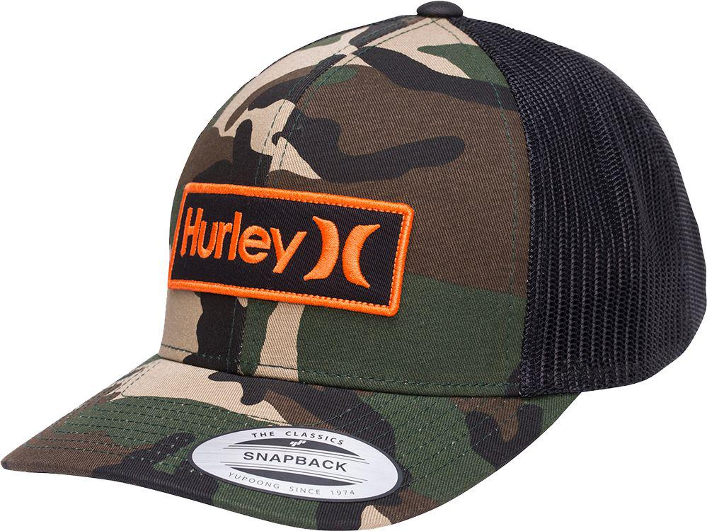 hurley camo hat