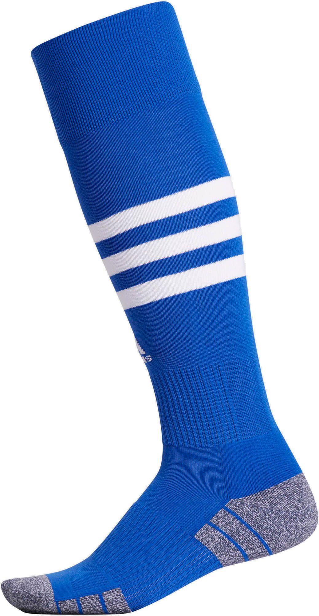 adidas 3stripe Hoop Soccer Socks in Blue Lyst