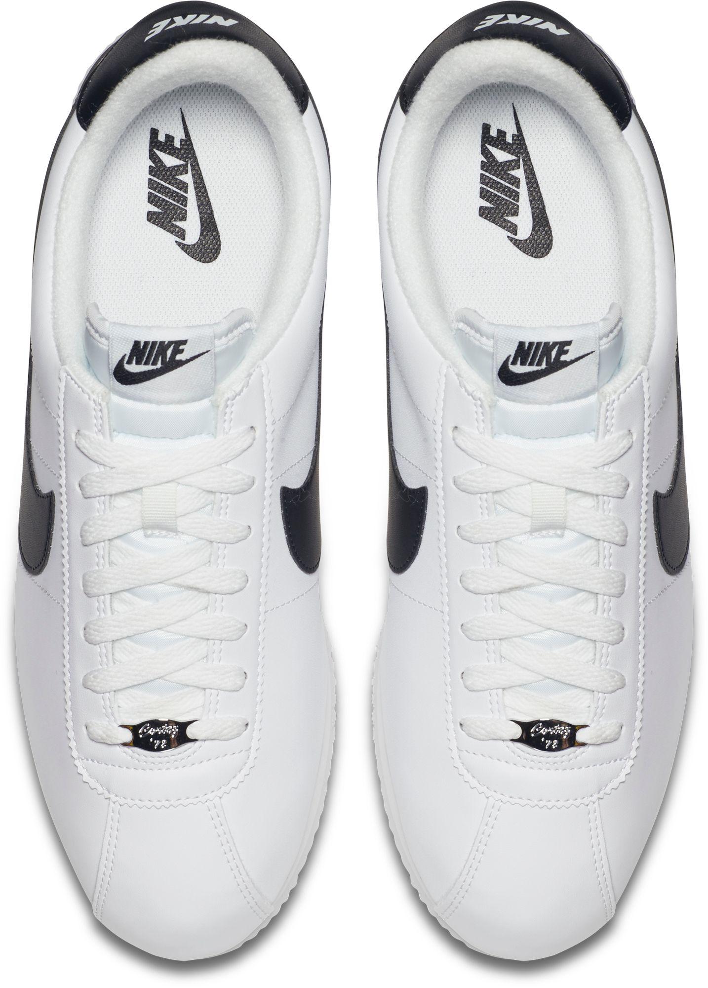Nike Cortez Basic Leather Og Shoe in White - Save 61% | Lyst