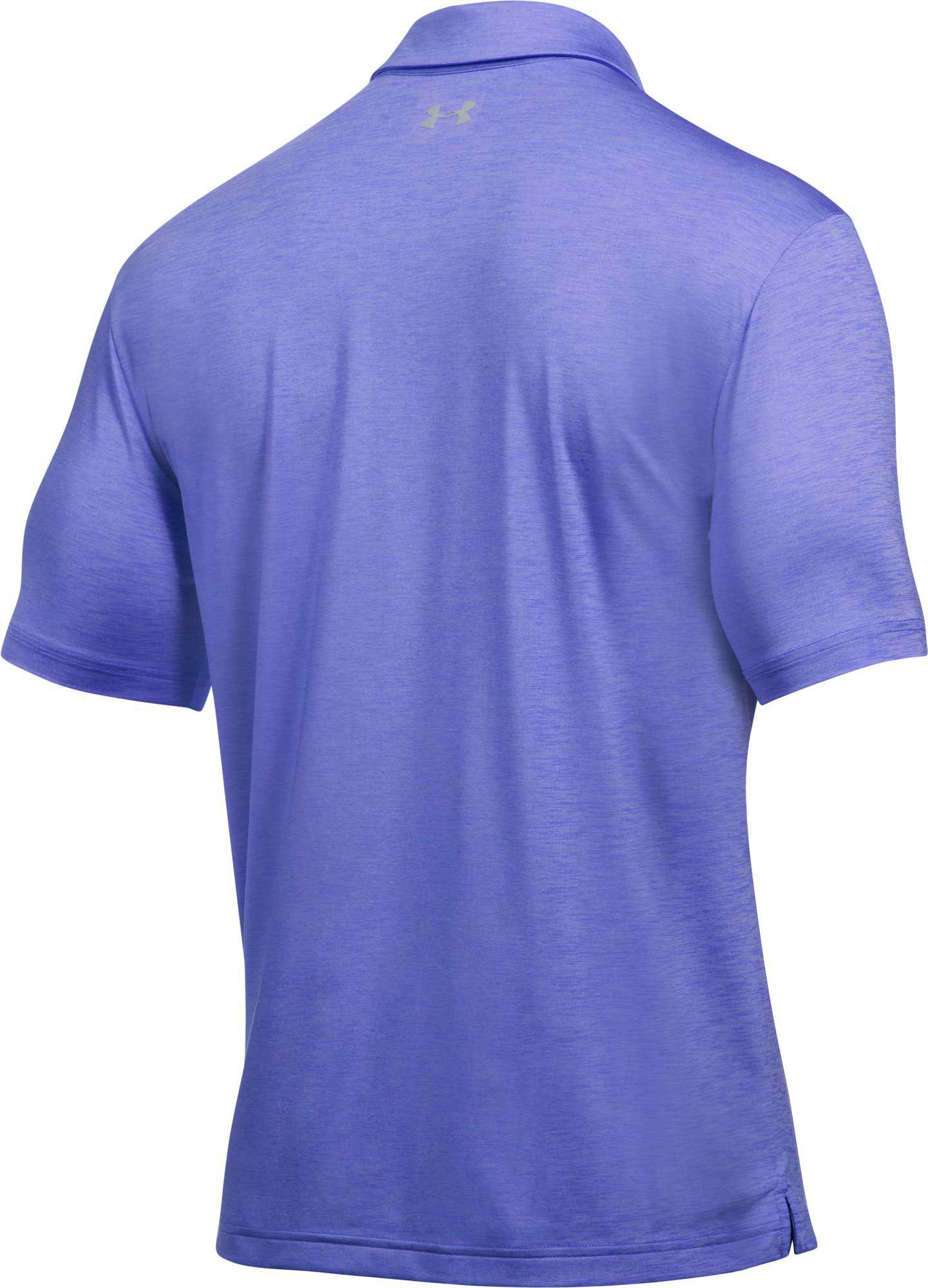 purple under armour polo