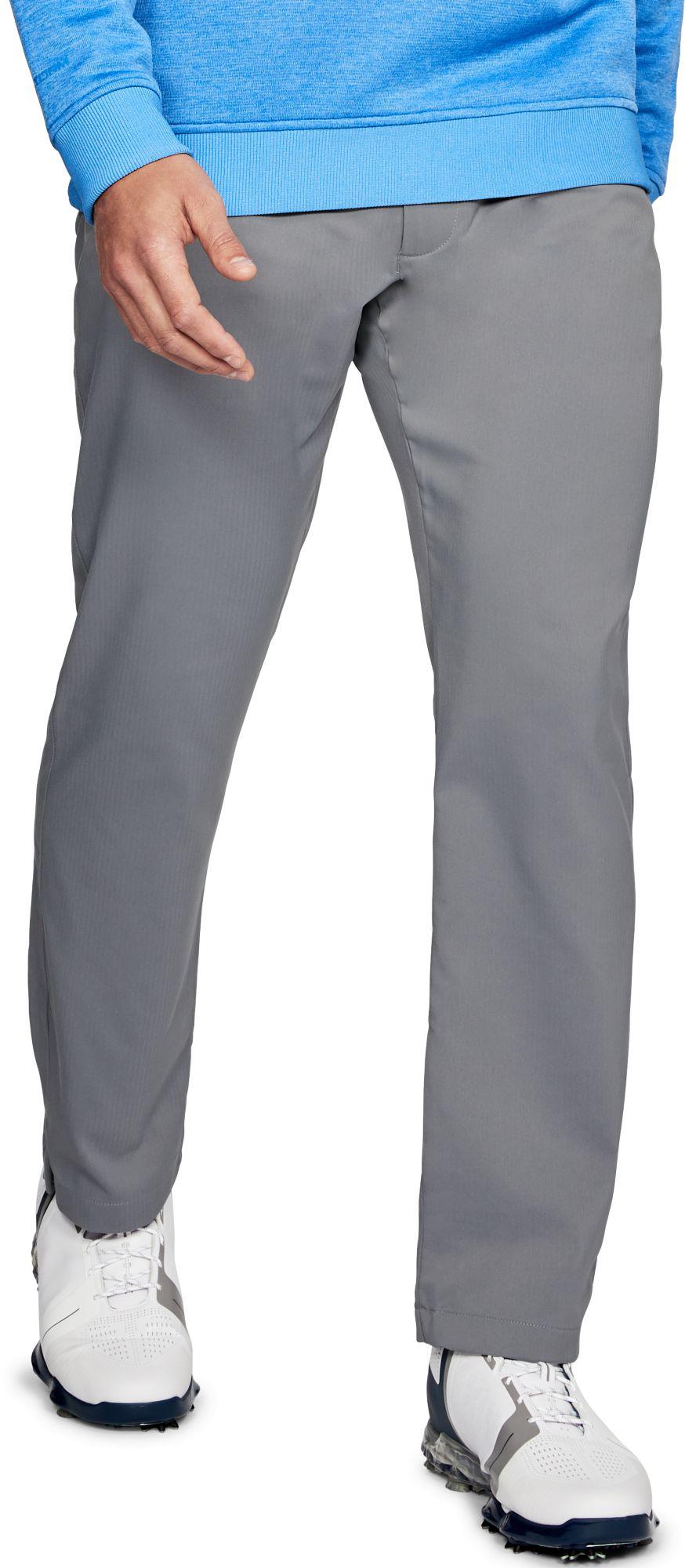 Under Armour Synthetic Showdown Straight Golf Pants in Zinc Gray (Gray