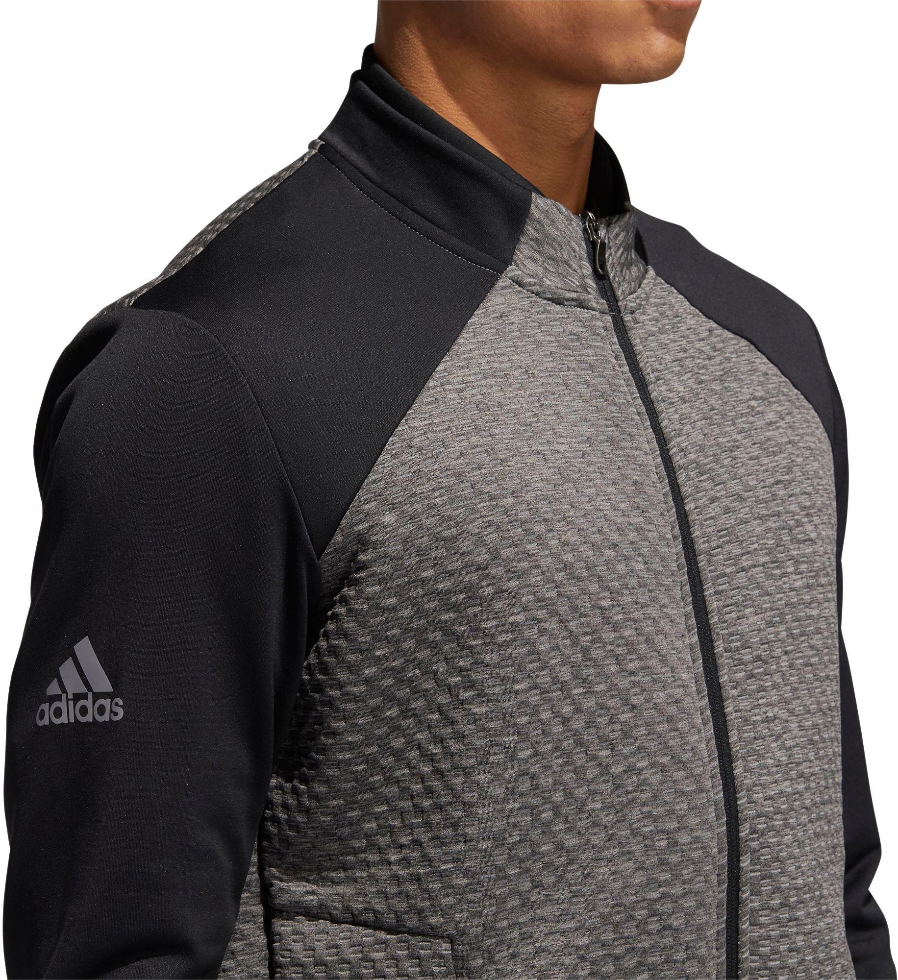 adidas Cold.rdy Fullzip Golf Jacket in Grey/Black (Gray) for Men Lyst