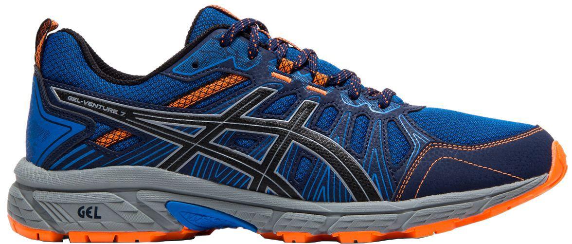 Asics Leather Gel-venture 7 Waterproof Trail Running Shoes in Blue ...
