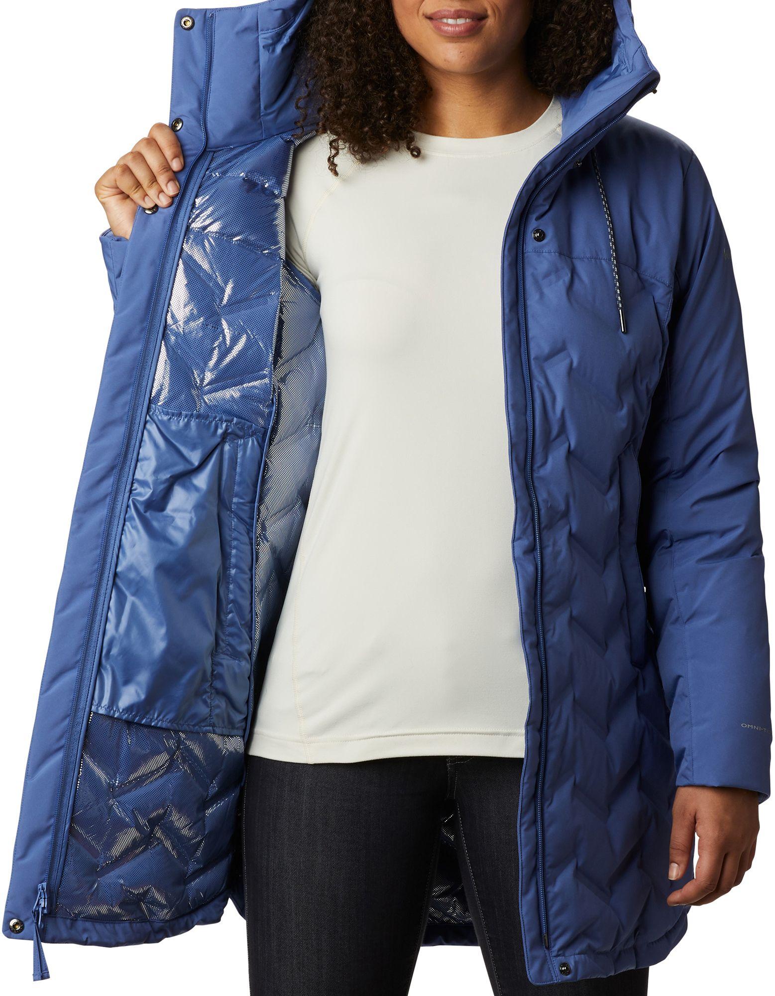 columbia croo long down jacket