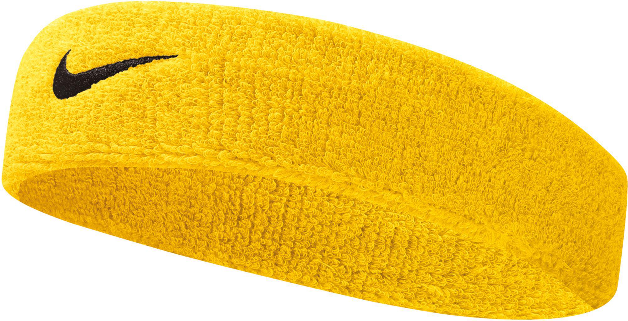 Nike Cotton Swoosh Headband - 2" in Yellow/Black (Yellow) - Lyst