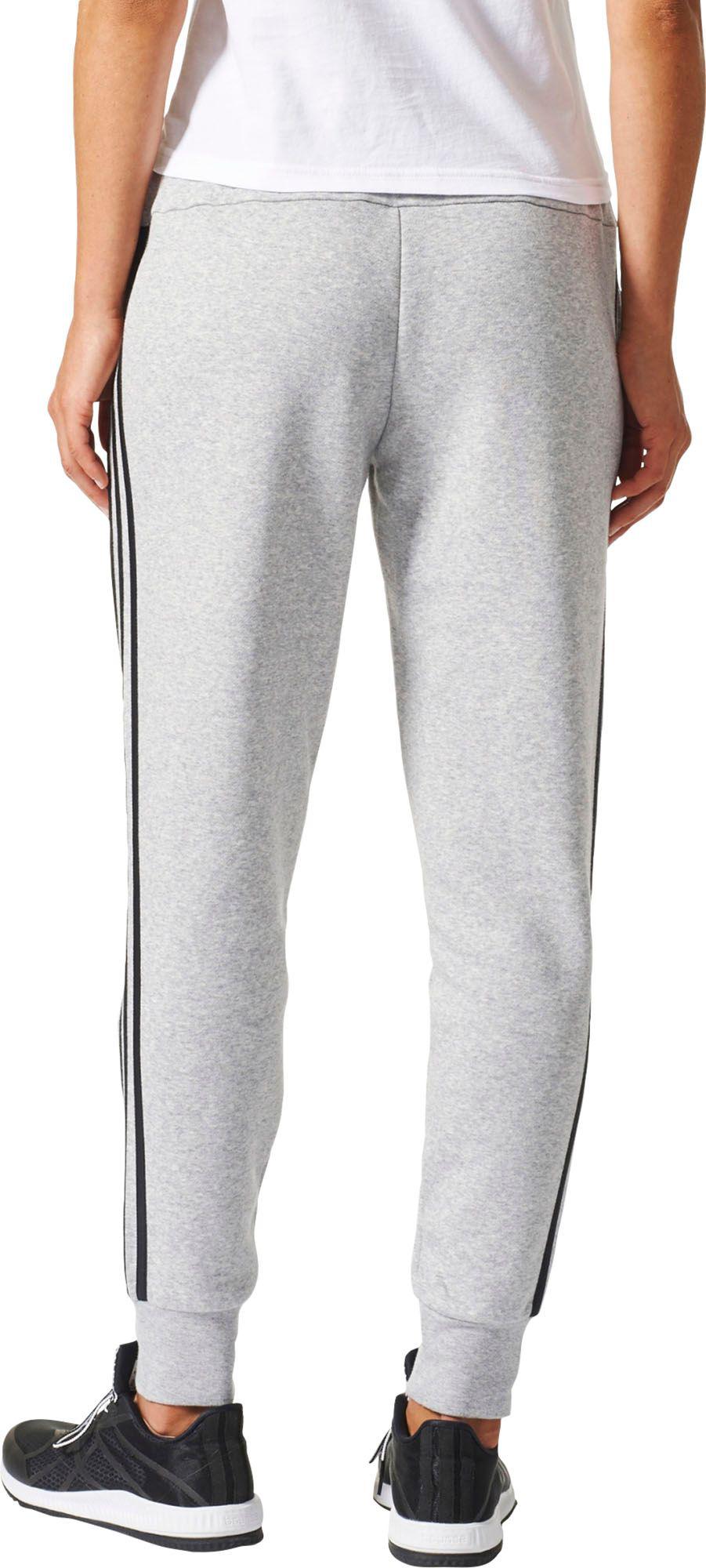 Adidas Essentials Cotton Fleece 3-Stripes Jogger Pants In -9858