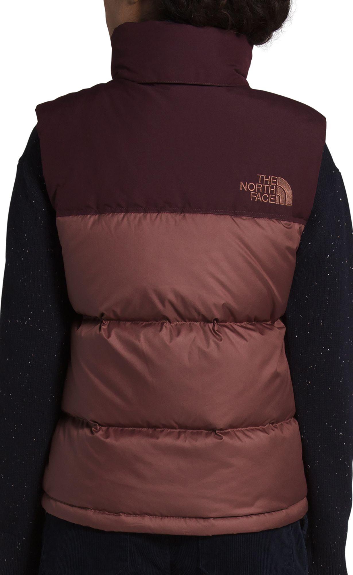 The North Face Synthetic Eco Nuptse Down Jacket In Brown Save 28 Lyst
