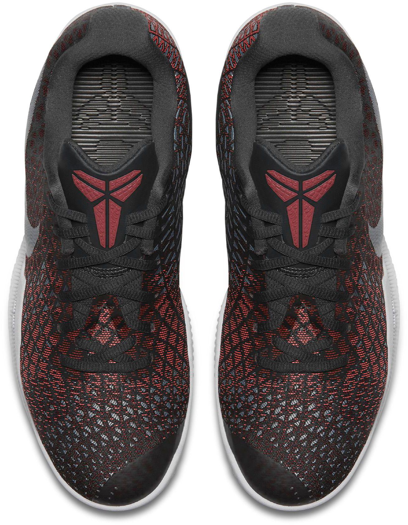 kobe shoes black and red