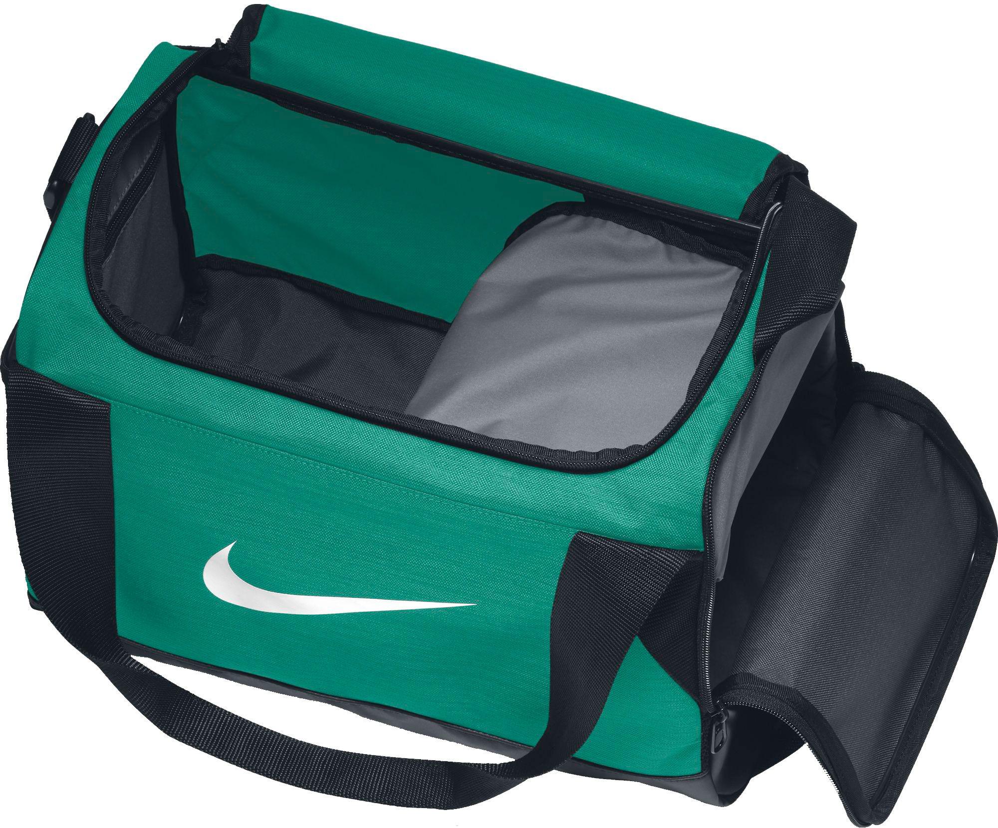 green nike duffle bag