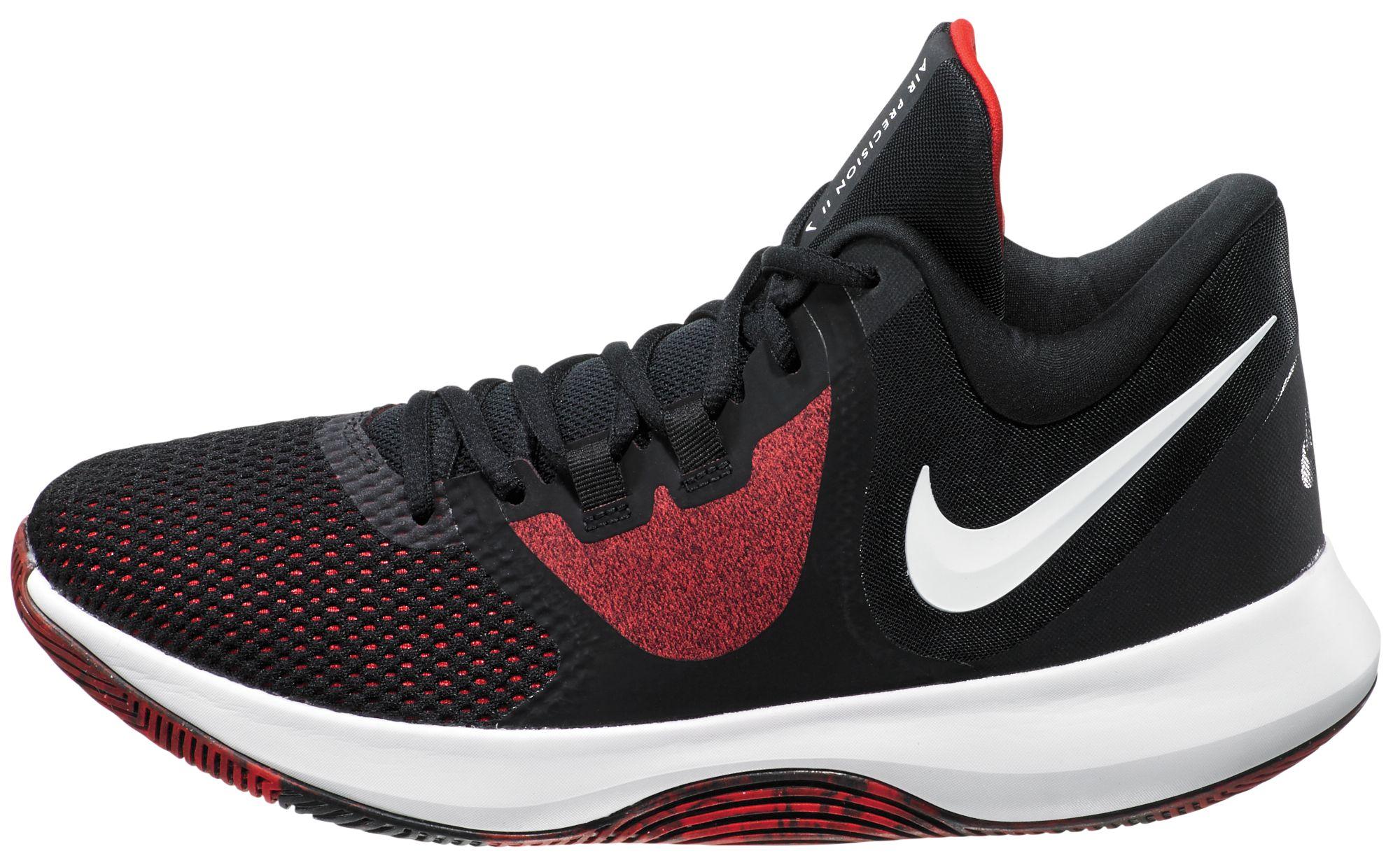 Nike Air Precision 2 Basketball Shoes in Black/Red (Black) for Men - Lyst