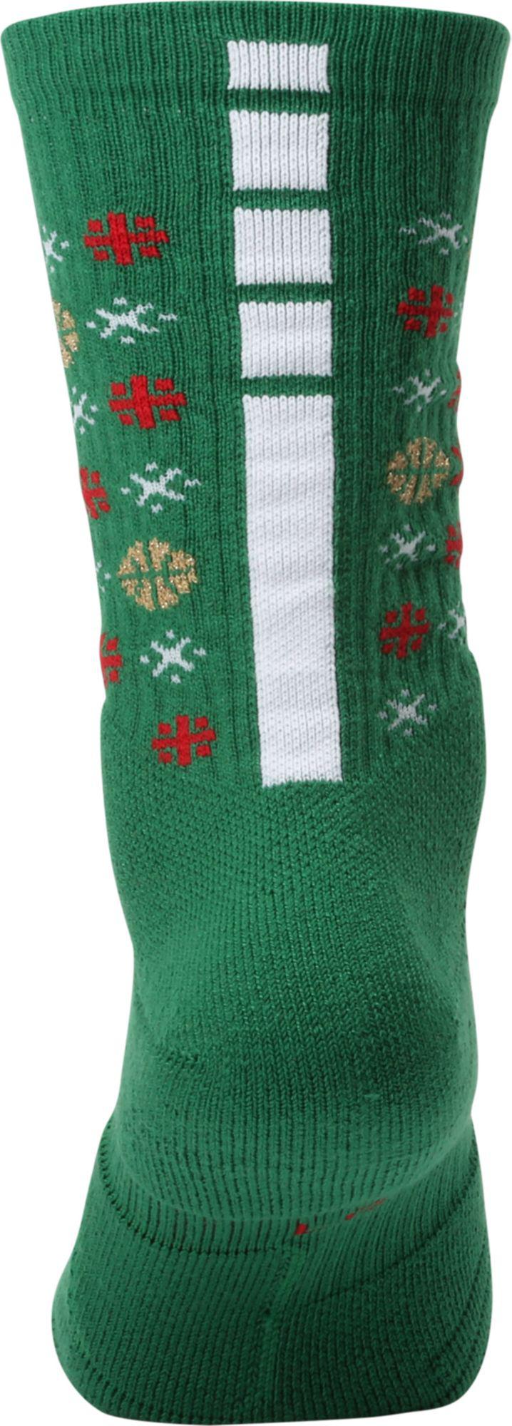 green nike basketball socks