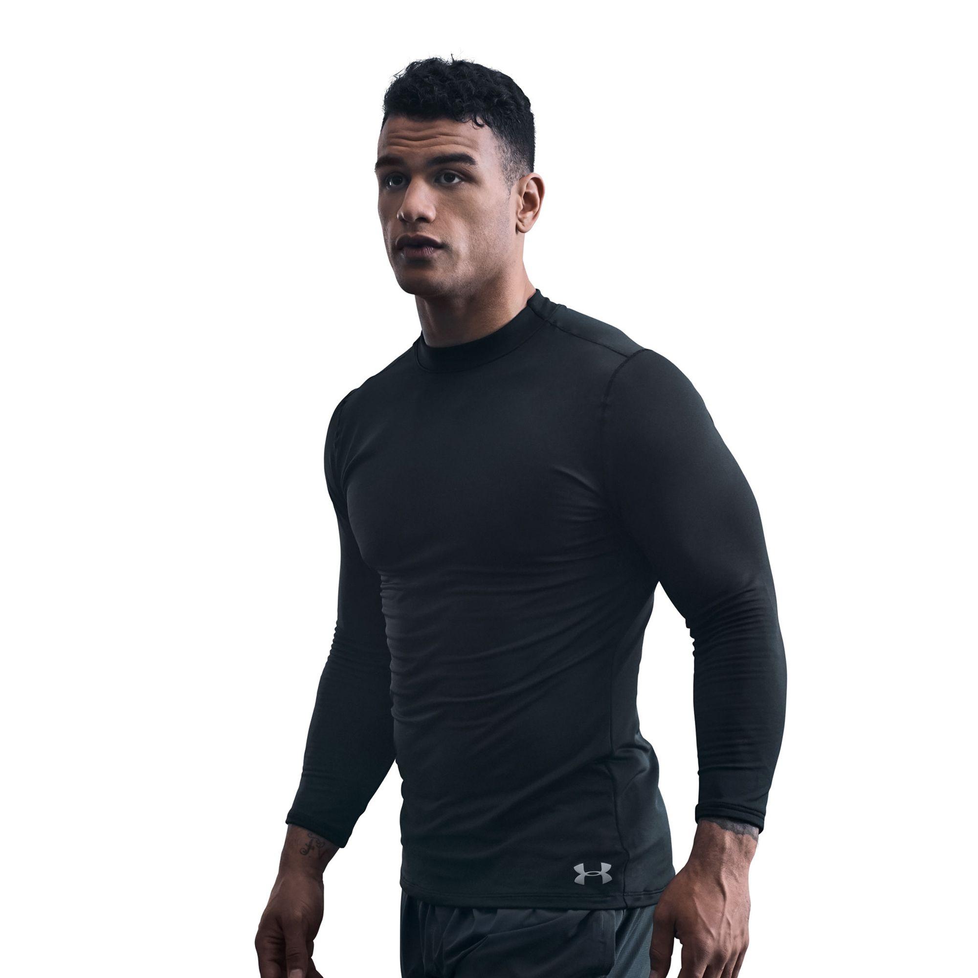 Download Under Armour Coldgear Armour Mock Neck Long Sleeve Shirt ...