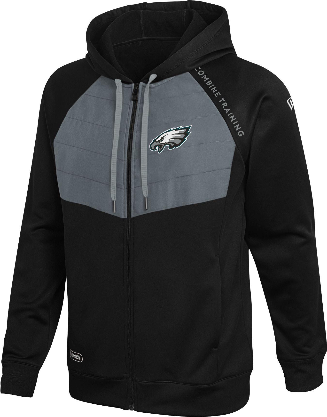 KTZ Philadelphia Eagles Black Long Sleeve Full-zip Jacket for Men - Lyst