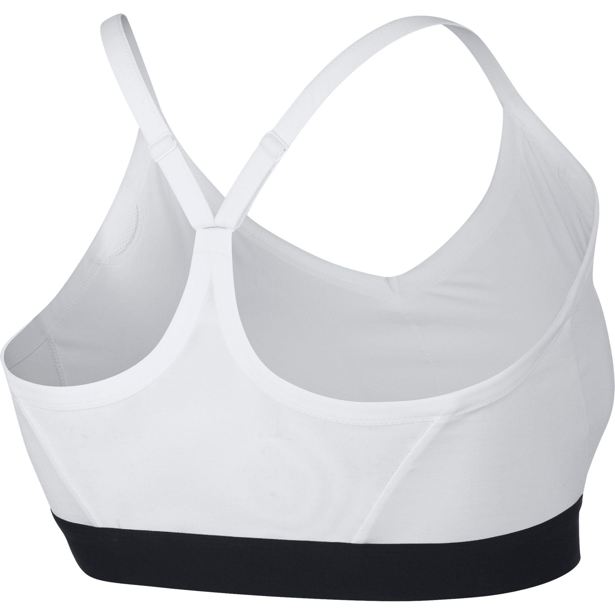Nike Plus Size Solid Indy Sports Bra in White Lyst