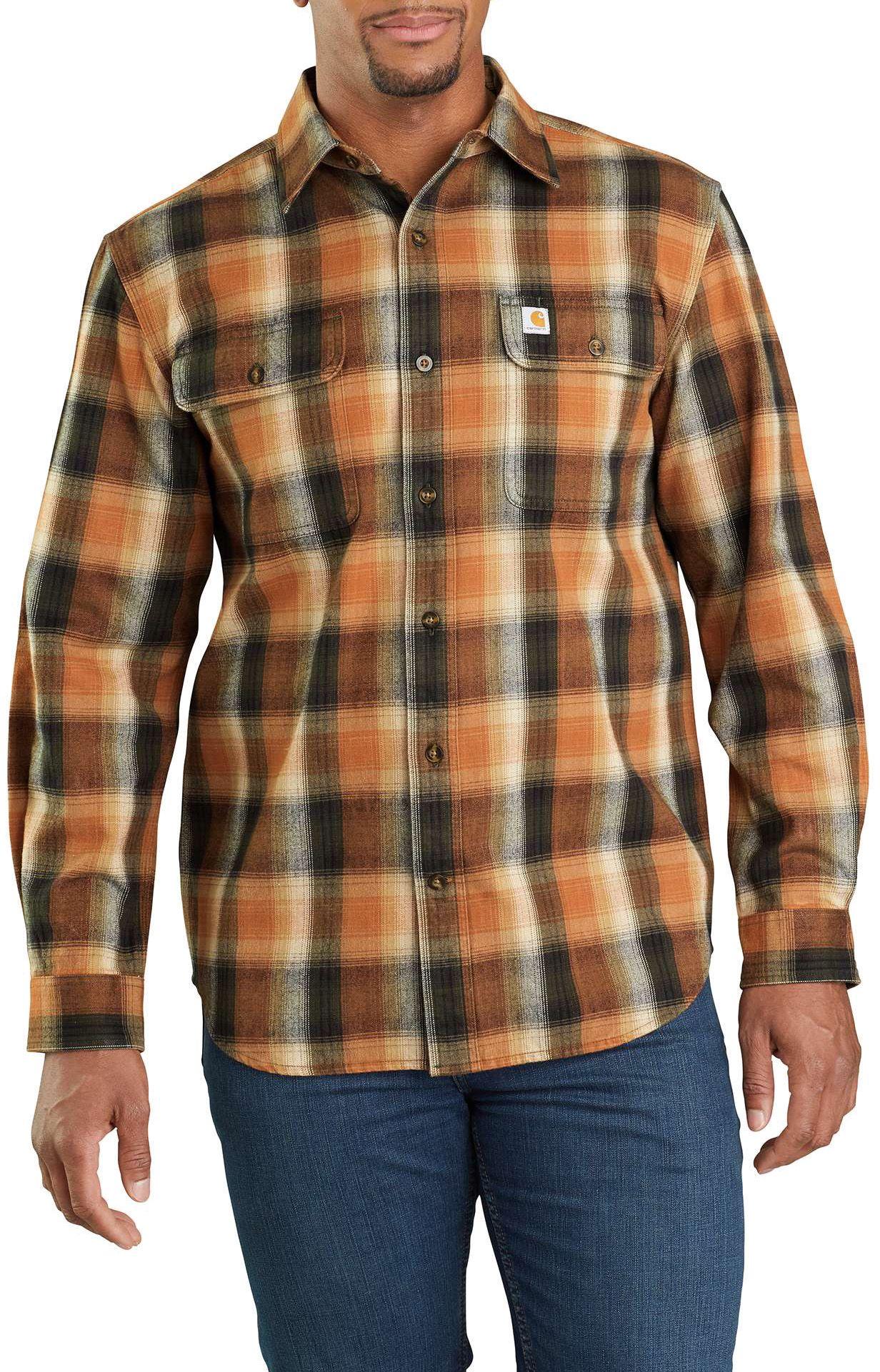 carhartt flannel shirt mens