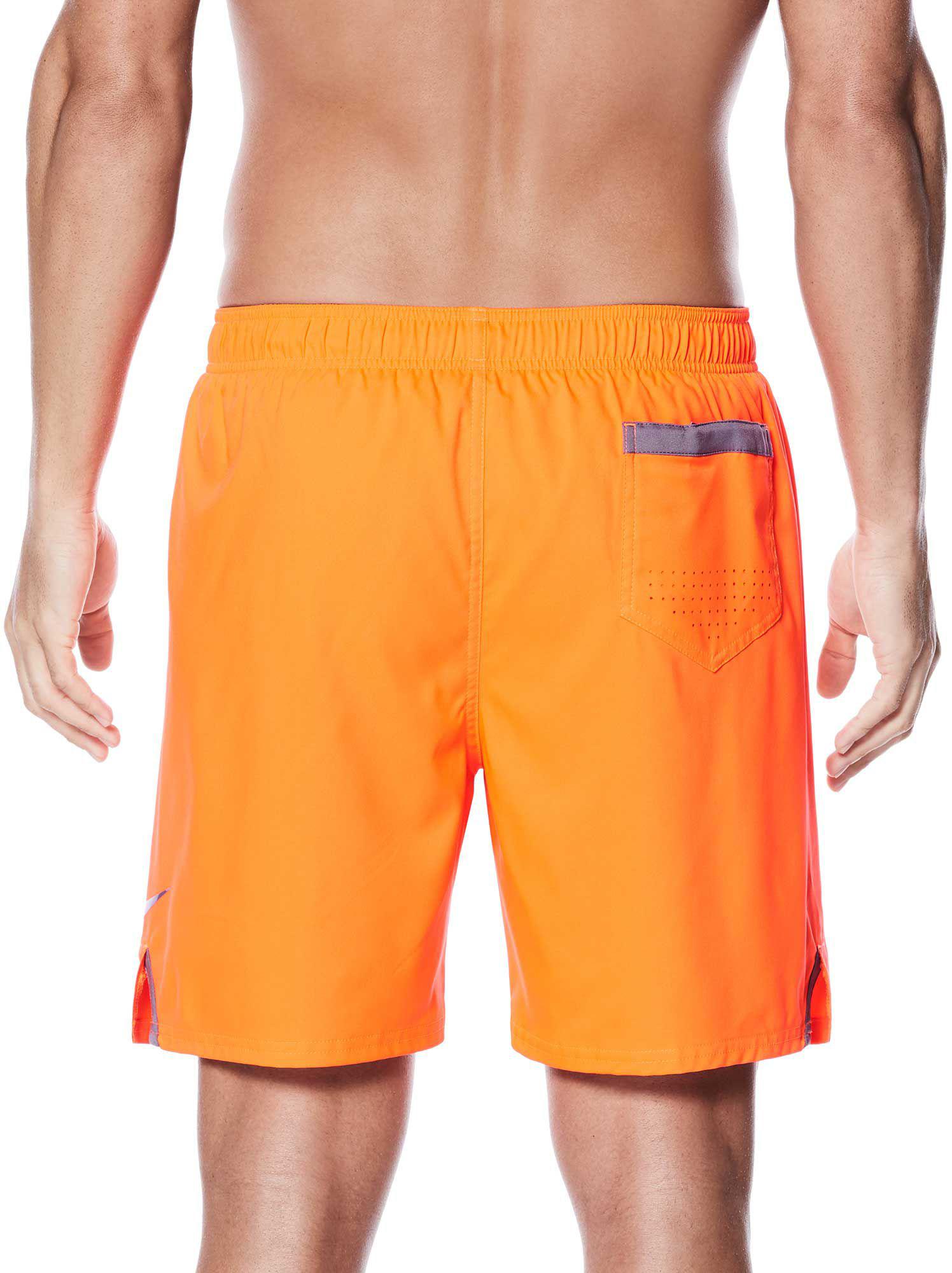 nike orange swim trunks