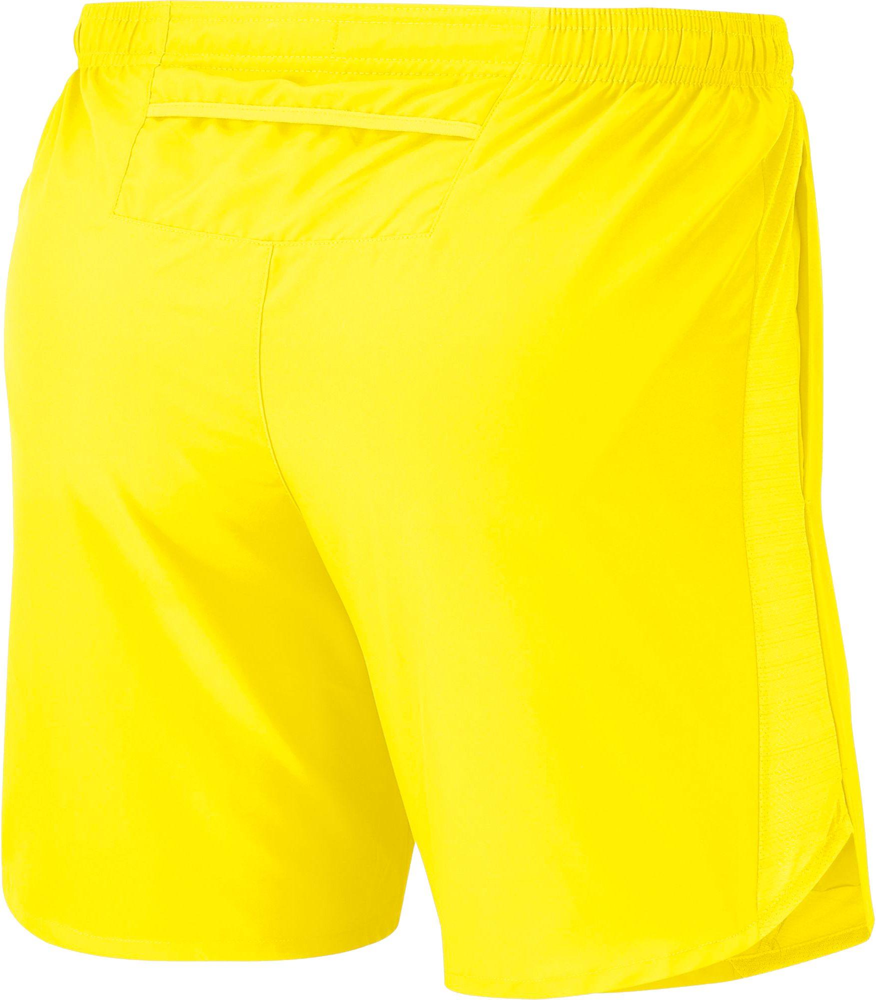 Nike Challenger Dri-fit 7'' Running Shorts in Yellow for Men | Lyst