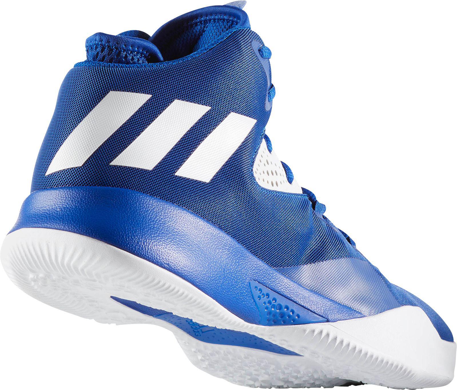adidas Rubber Dual Threat 2017 Basketball Shoes in Blue