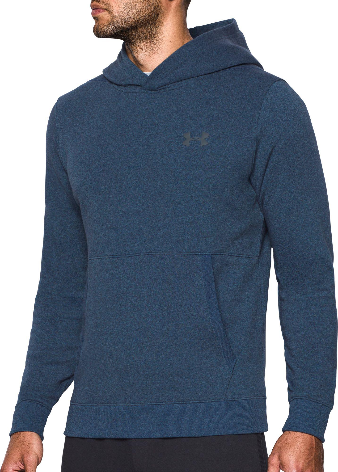under armour hoodie blue men