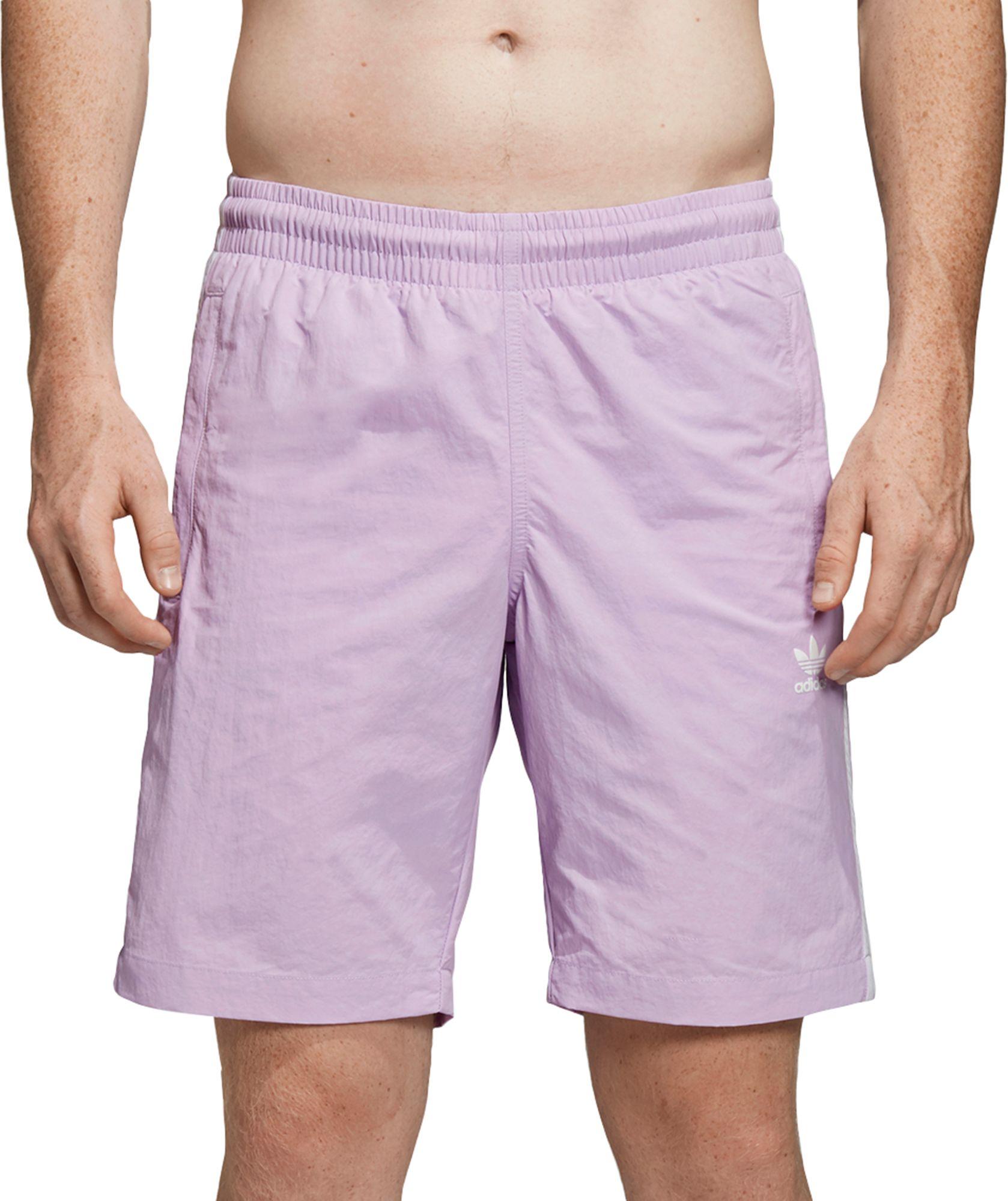 pink adidas swim shorts