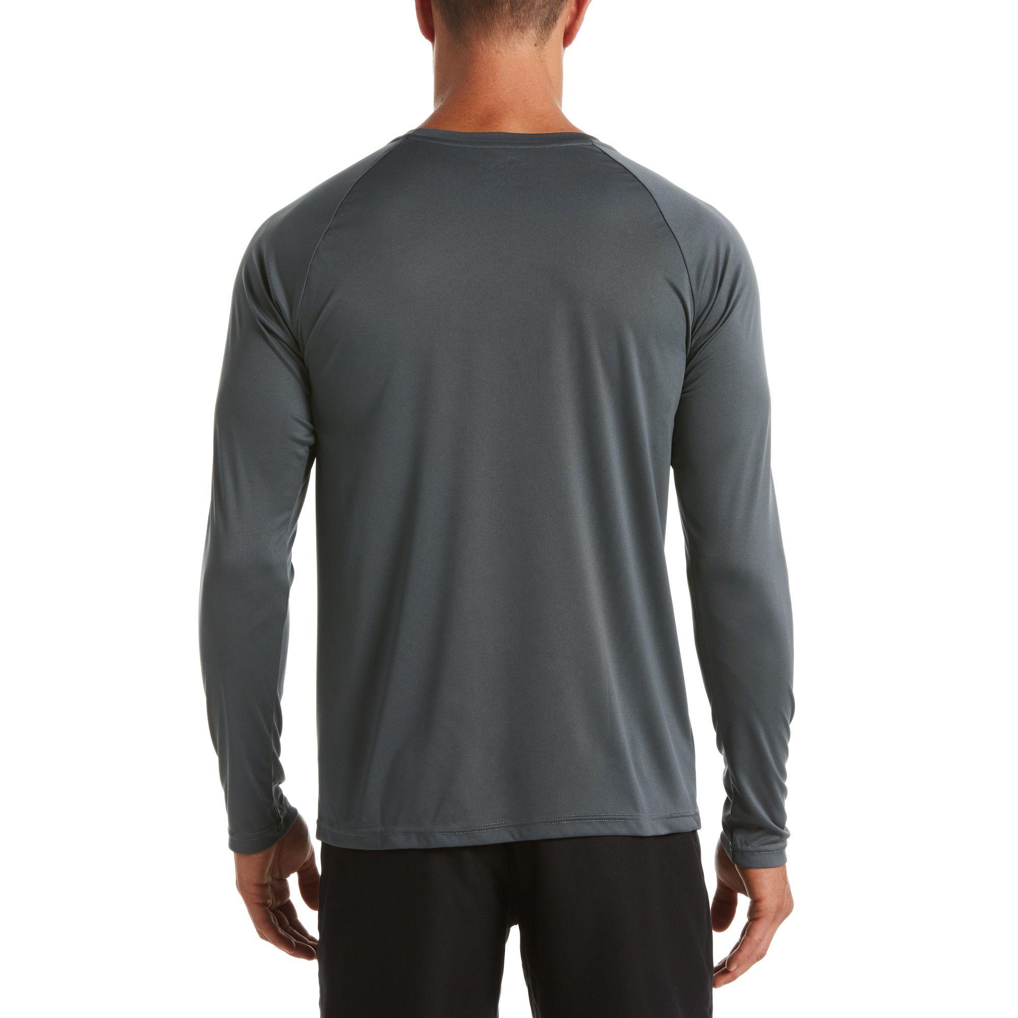 nike men's essential long sleeve hydro rash guard