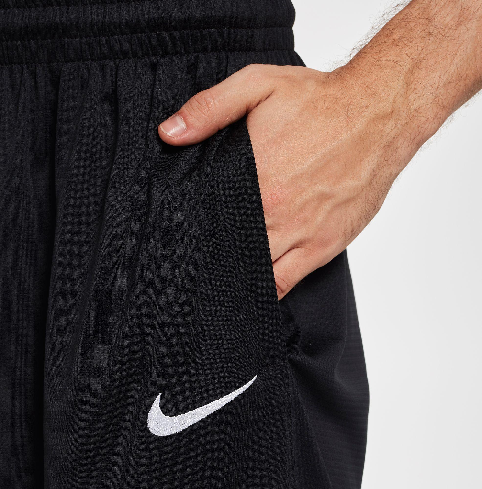 nike men's dry elite block basketball shorts