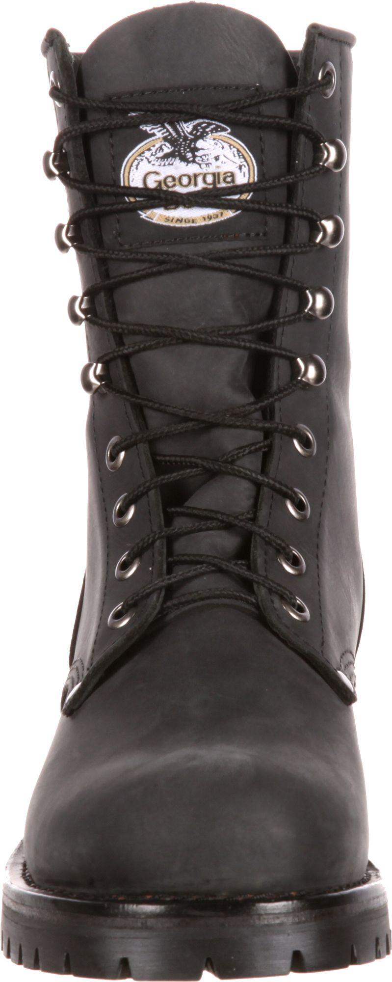 black georgia boots