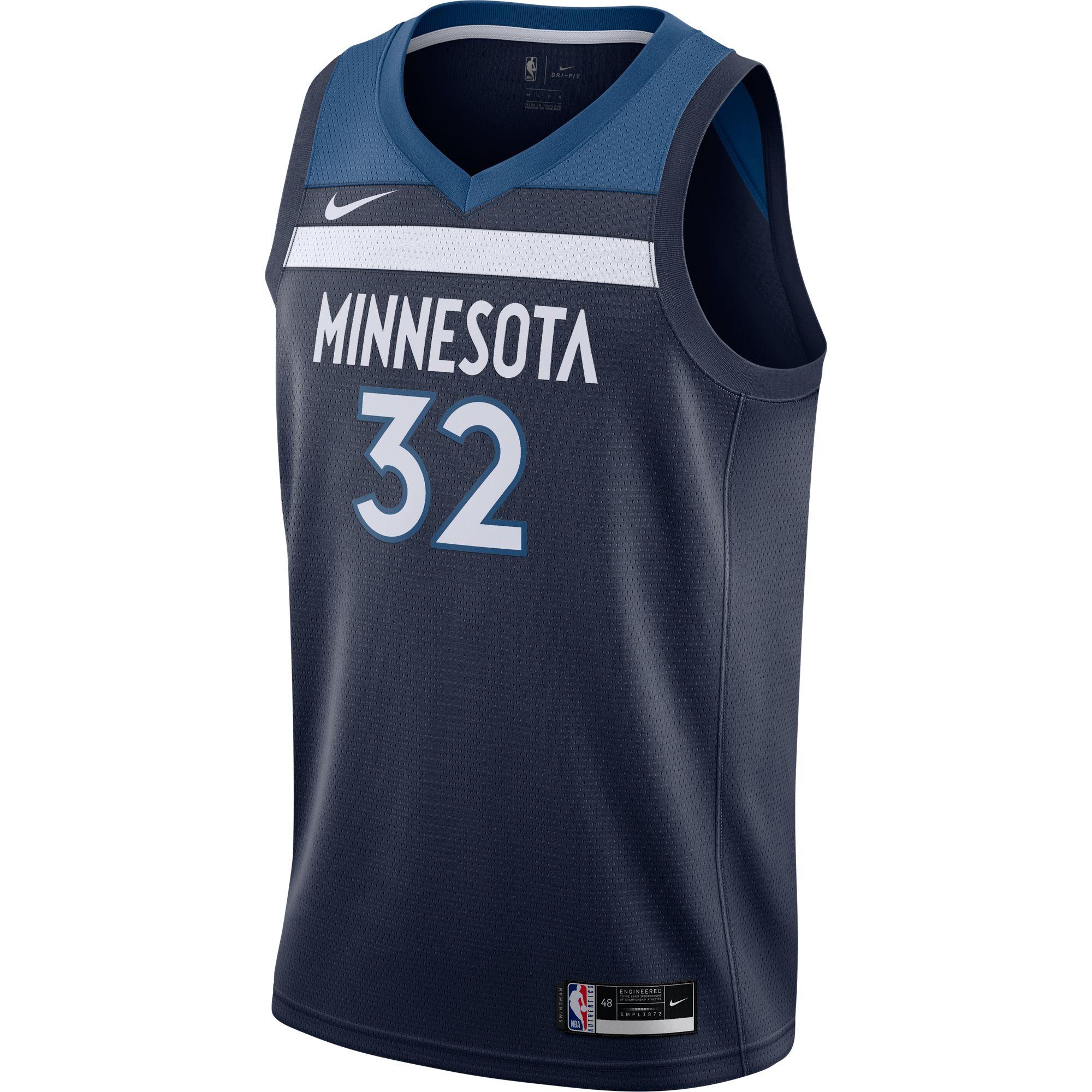 towns timberwolves jersey