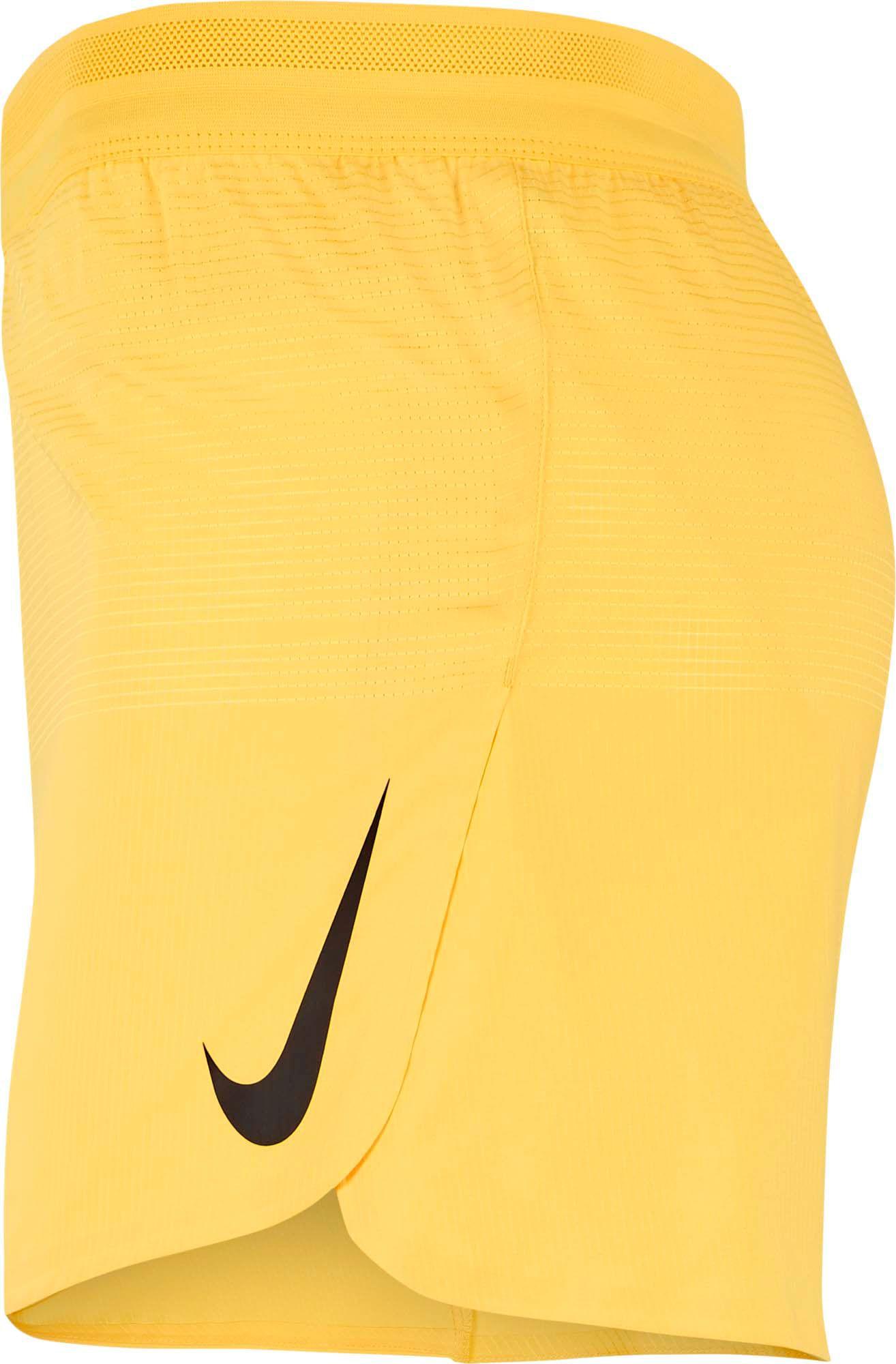Nike Aeroswift 5'' Running Shorts in Yellow for Men | Lyst