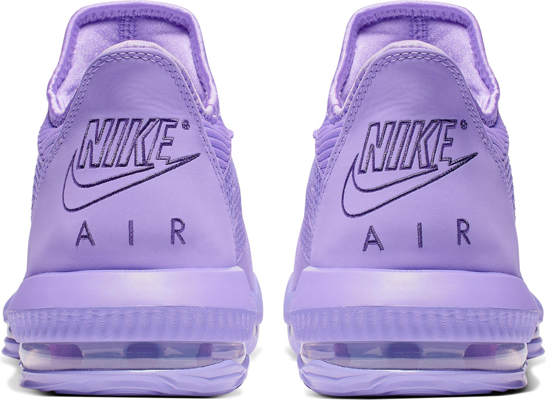 nike lebron 16 low basketball shoes purple