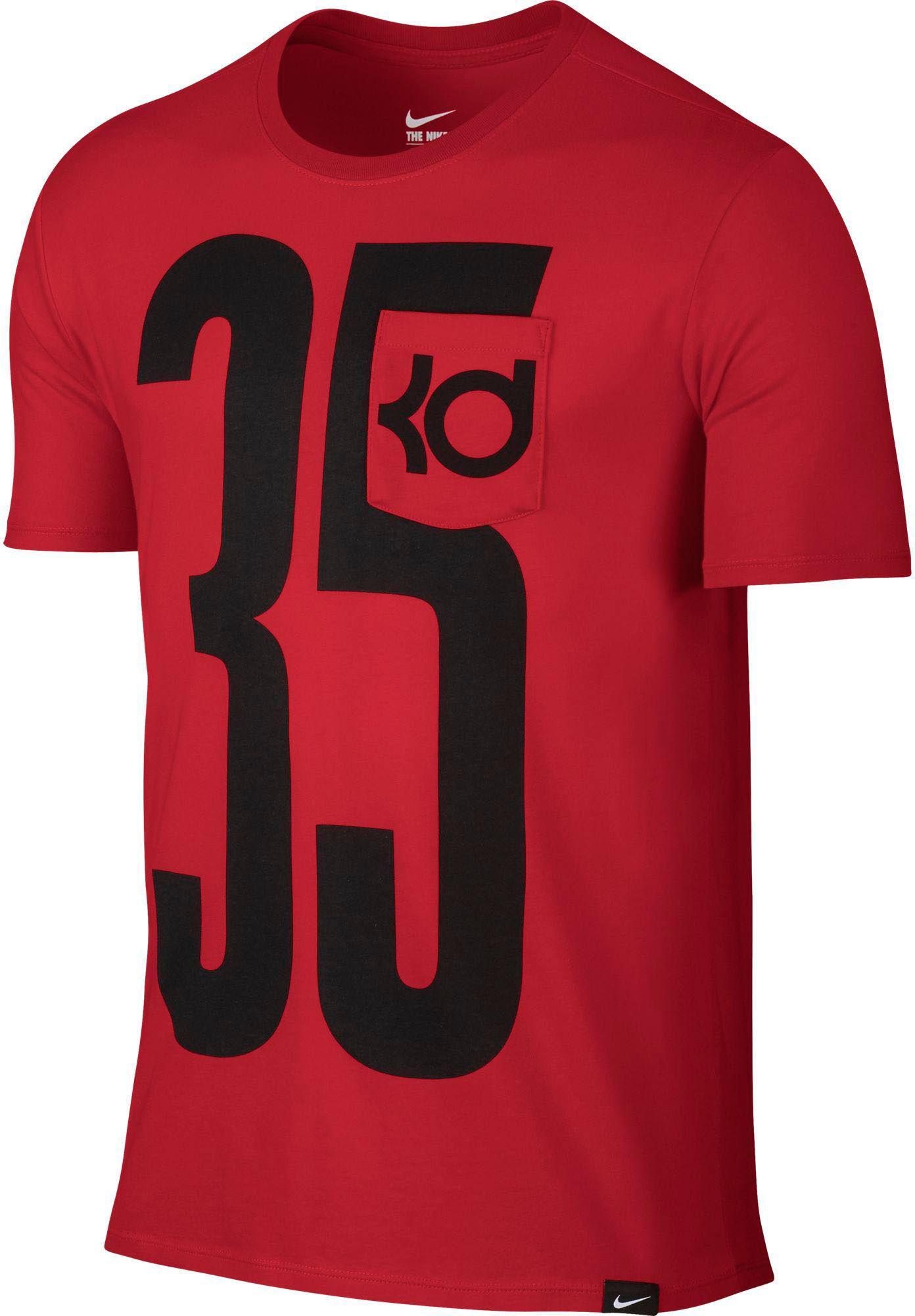 red kd shirt