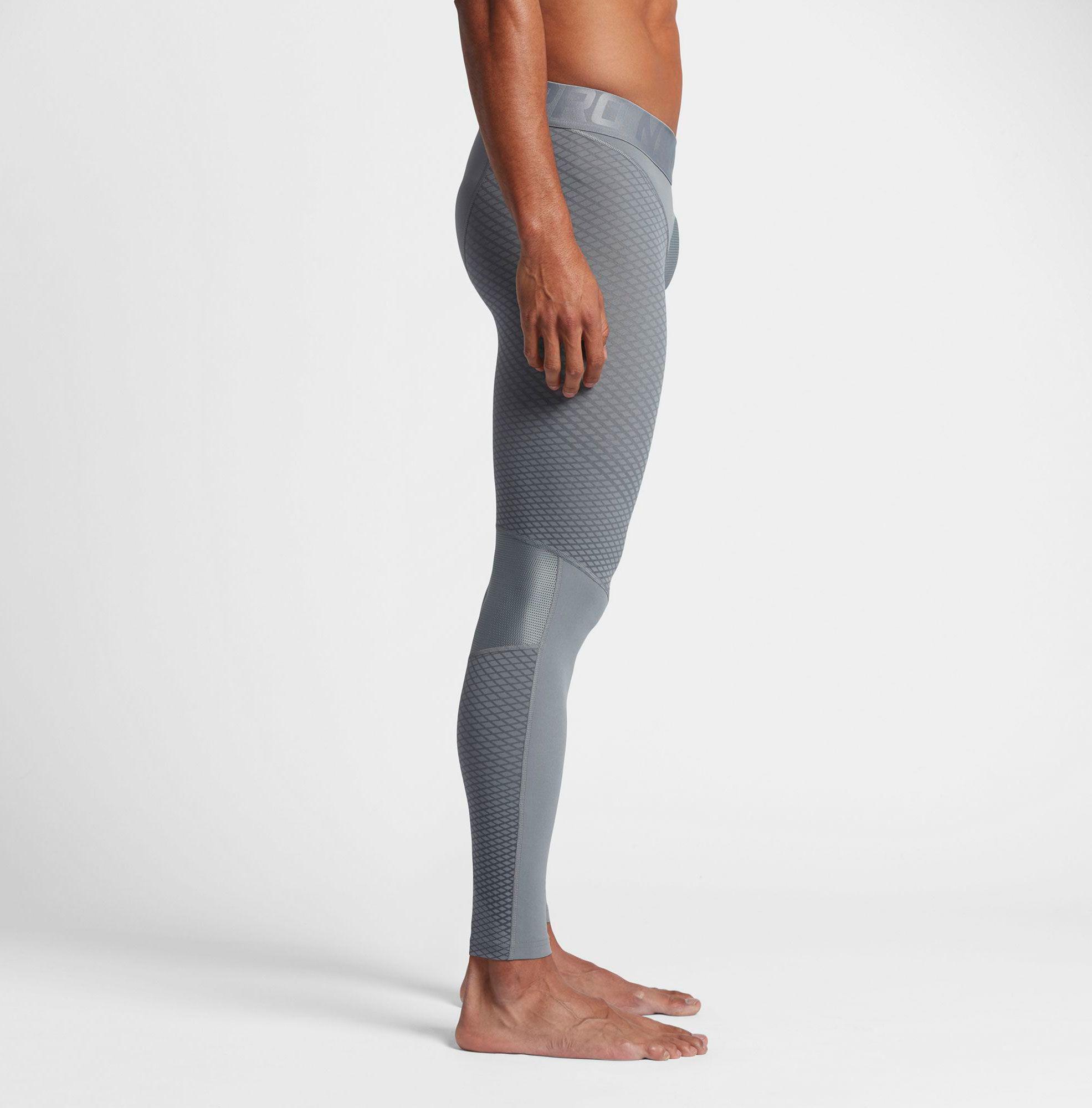 Nike Synthetic Pro Zonal Strength Hyper Compression Tights in Gray for Men  | Lyst