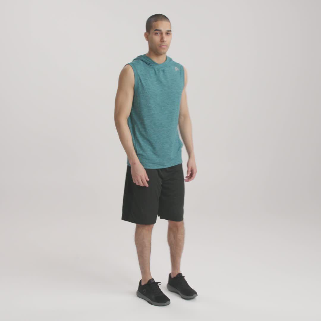Reebok 24/7 Jersey Sleeveless Hoodie for Men Lyst