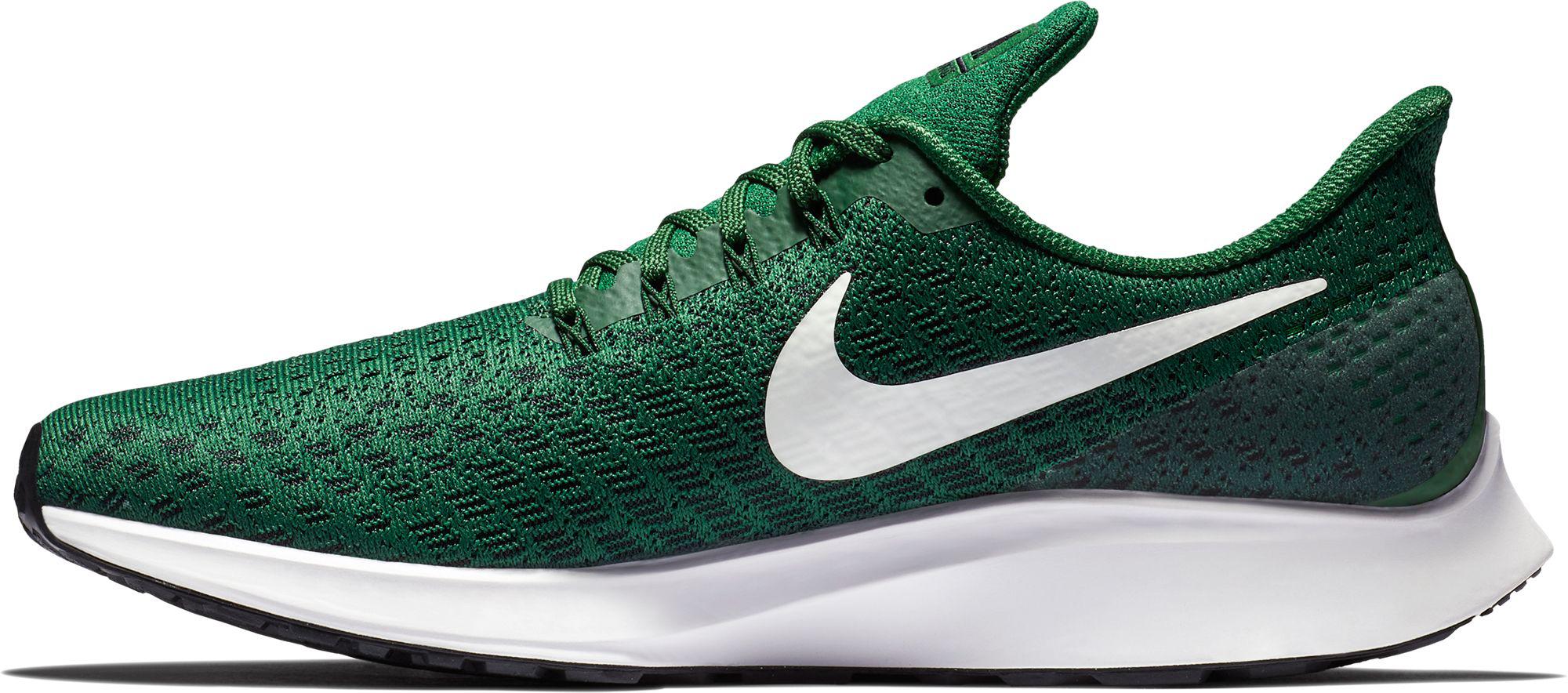 Nike Air Zoom Pegasus 35 Running Shoes in Green/White/Black (Green) for